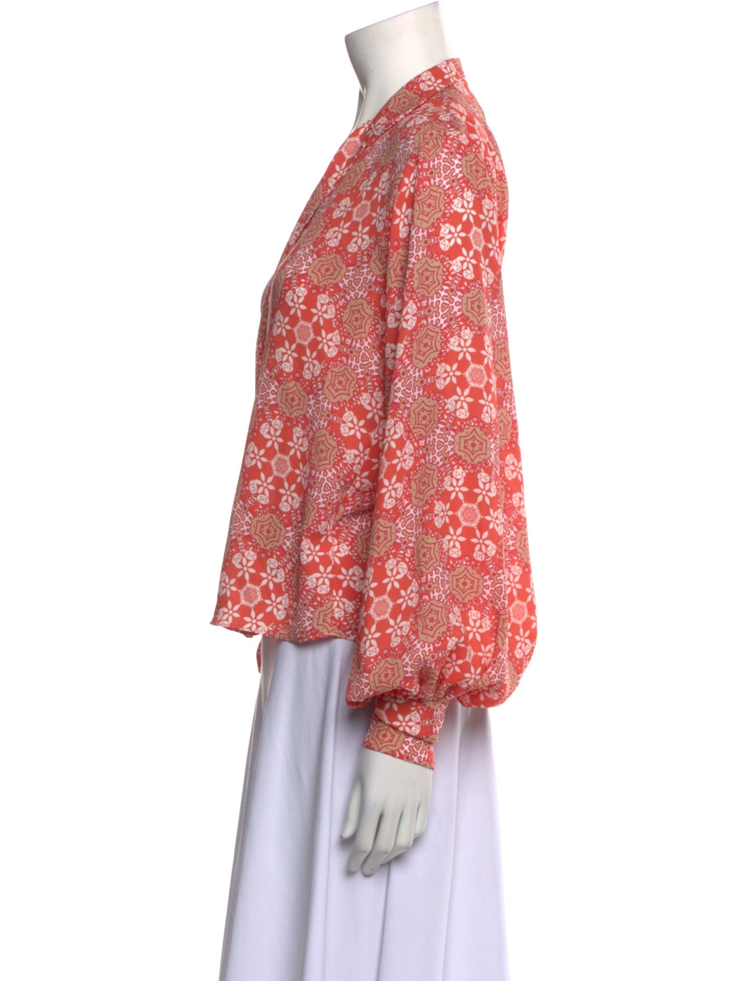 Alexis Floral Print Long Sleeve Blouse