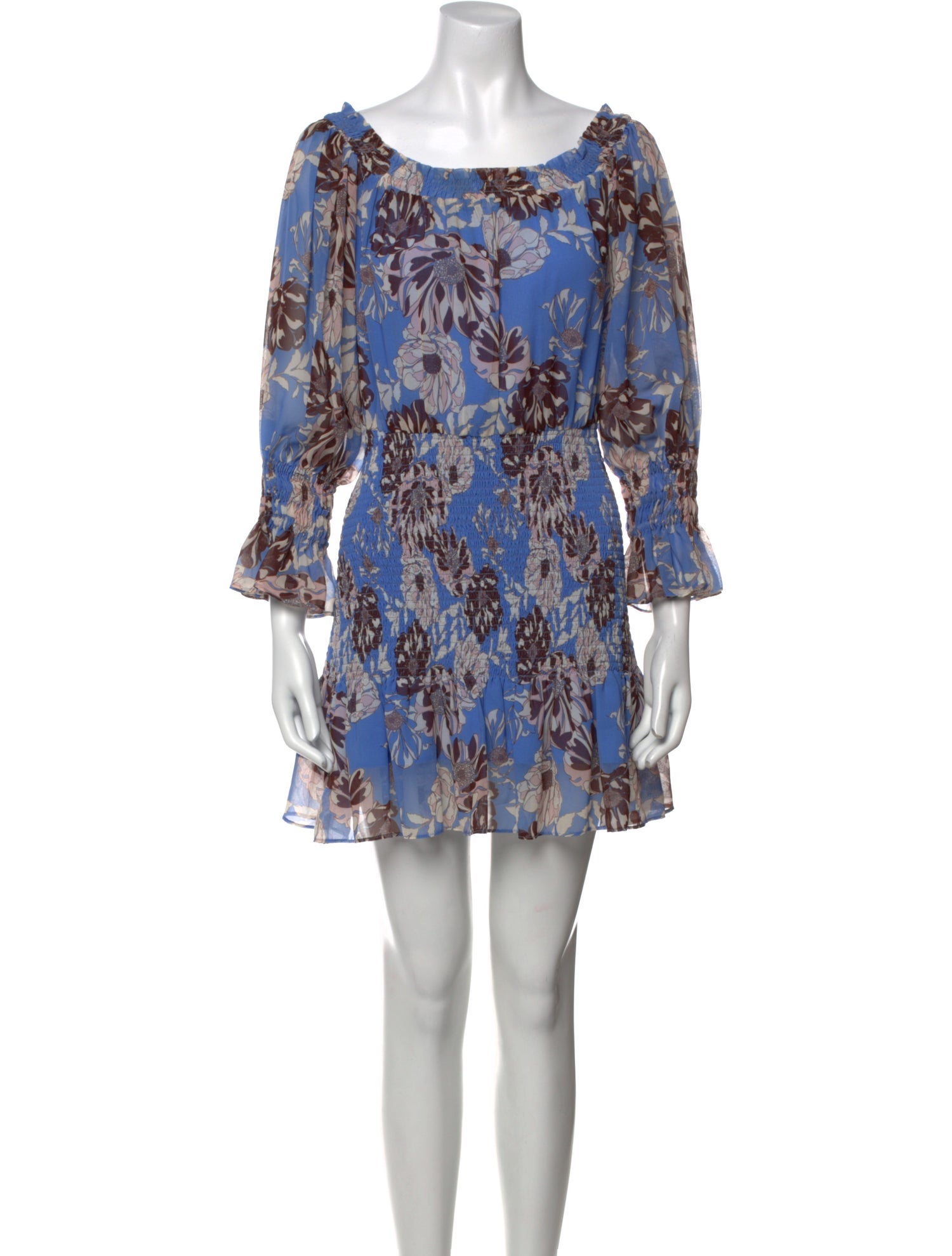 Alexis Floral Print Mini Dress