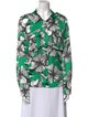 Alexis Printed Long Sleeve Button-Up Top