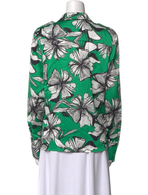 Alexis Printed Long Sleeve Button-Up Top
