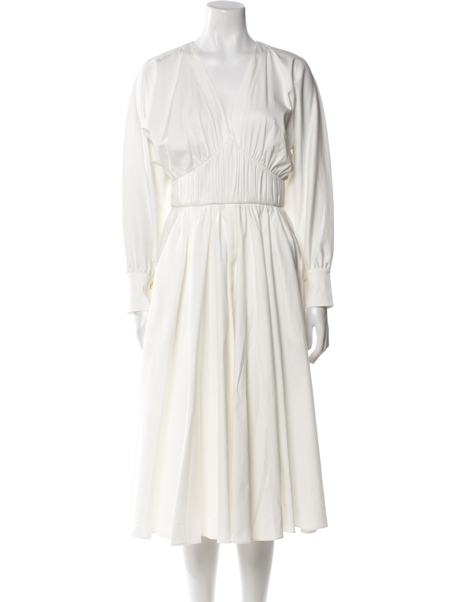 Alexis V-Neck Midi Length Dress