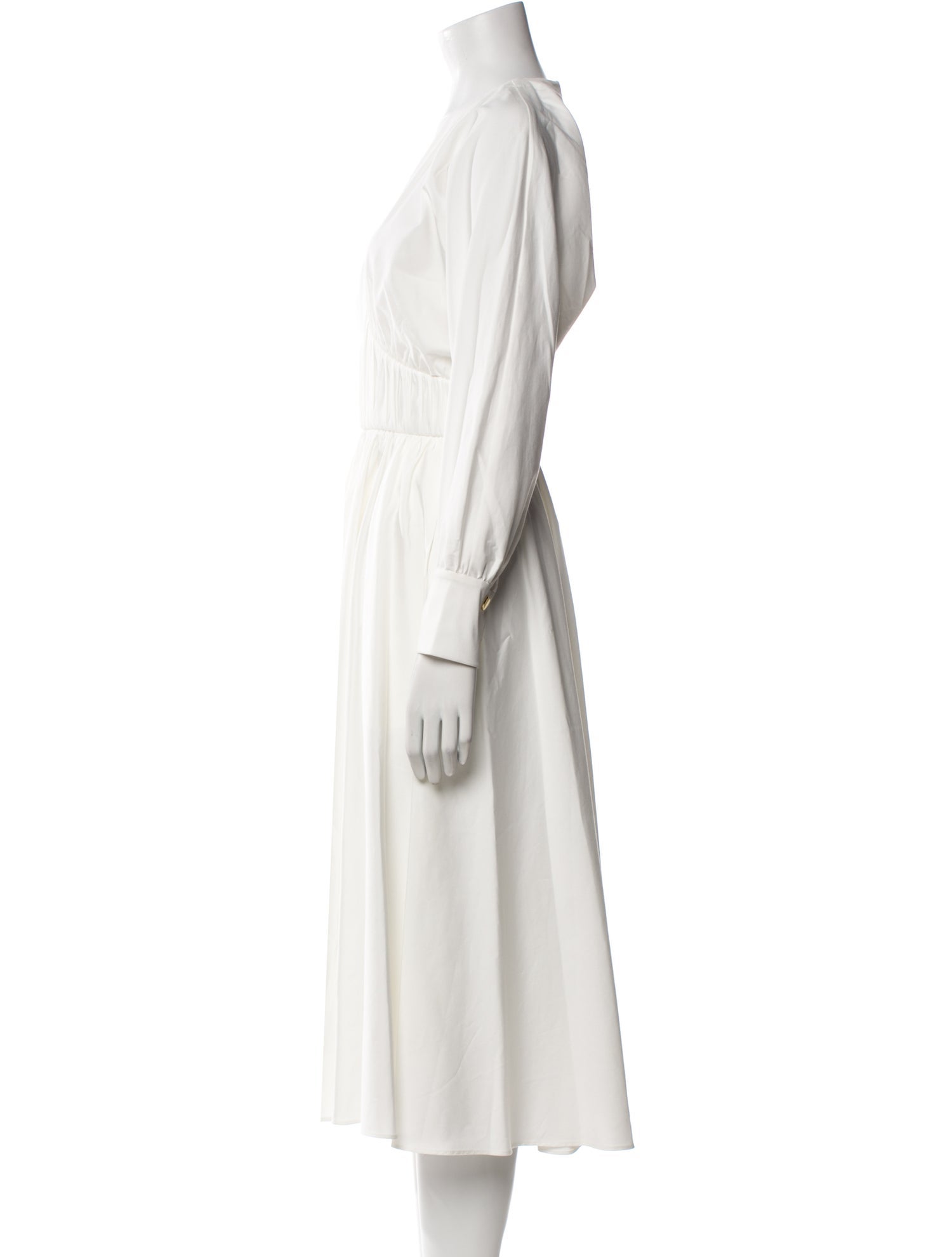 Alexis V-Neck Midi Length Dress