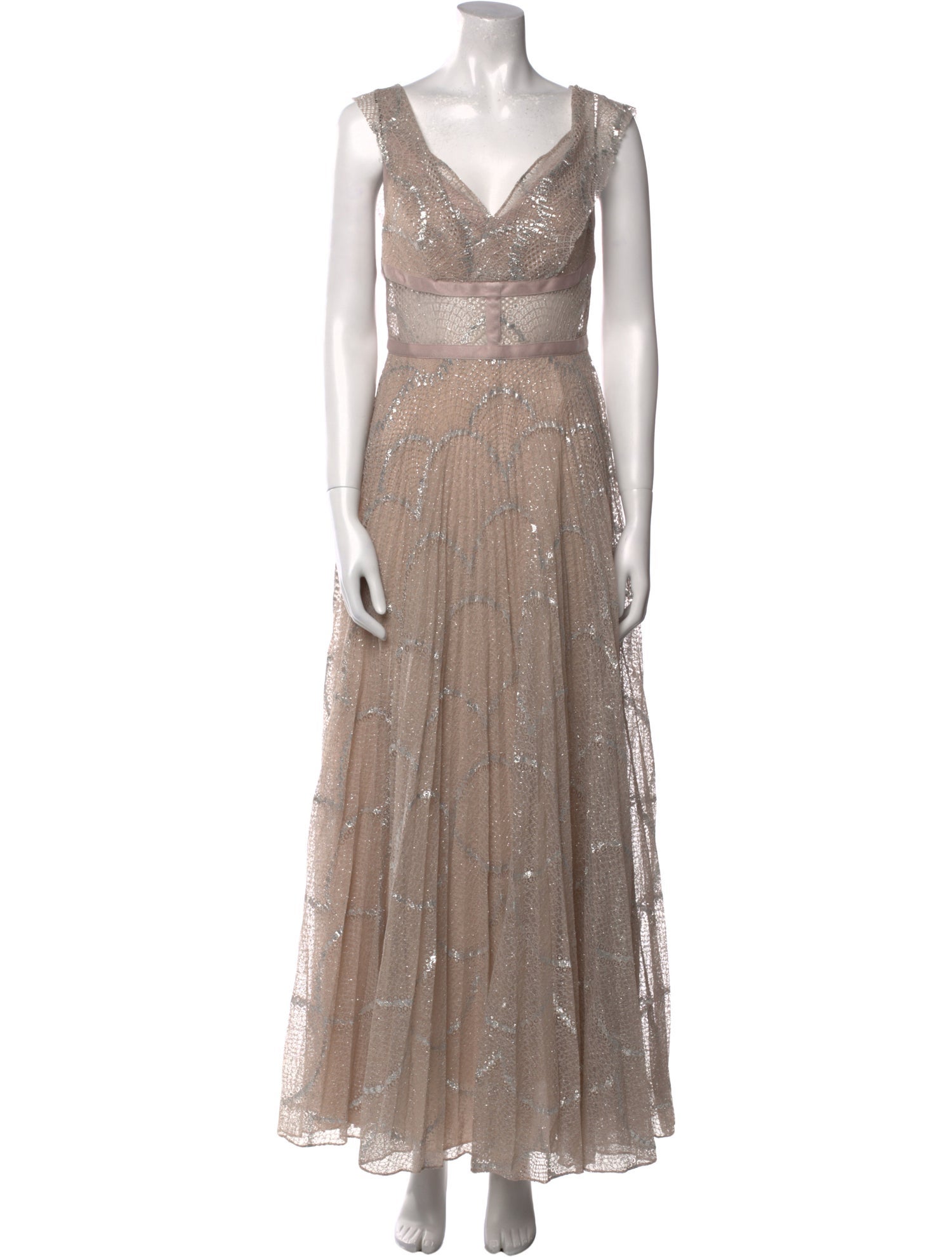 Alexis Nylon Long Dress