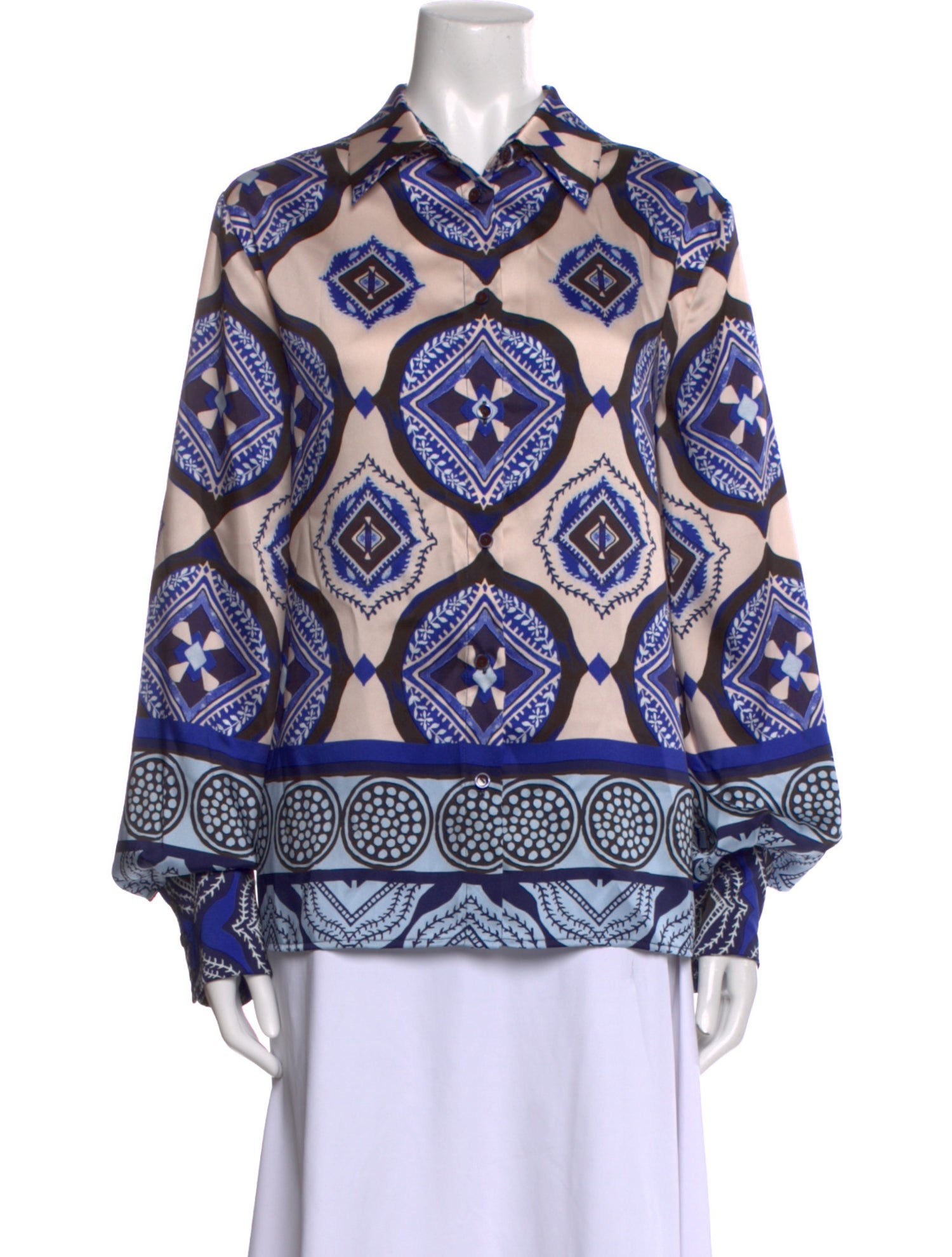 Alexis Printed Long Sleeve Blouse