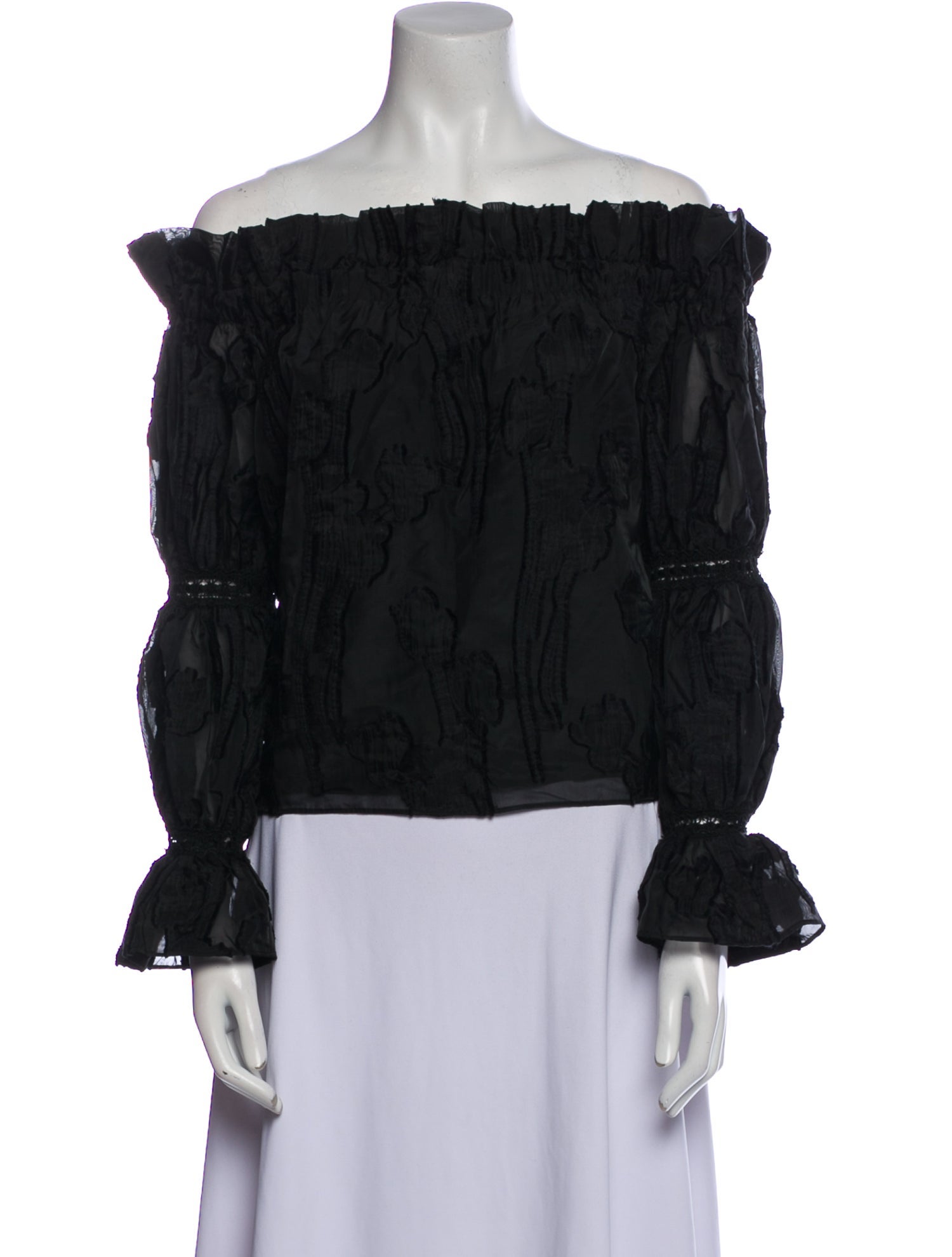 Alexis Off-The-Shoulder Long Sleeve Blouse