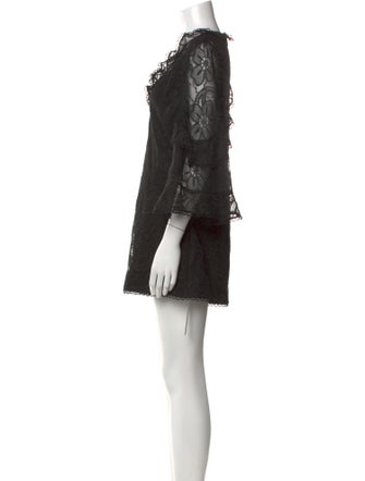 Alexis Lace Pattern V-Neck Romper