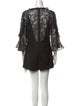 Alexis Lace Pattern V-Neck Romper