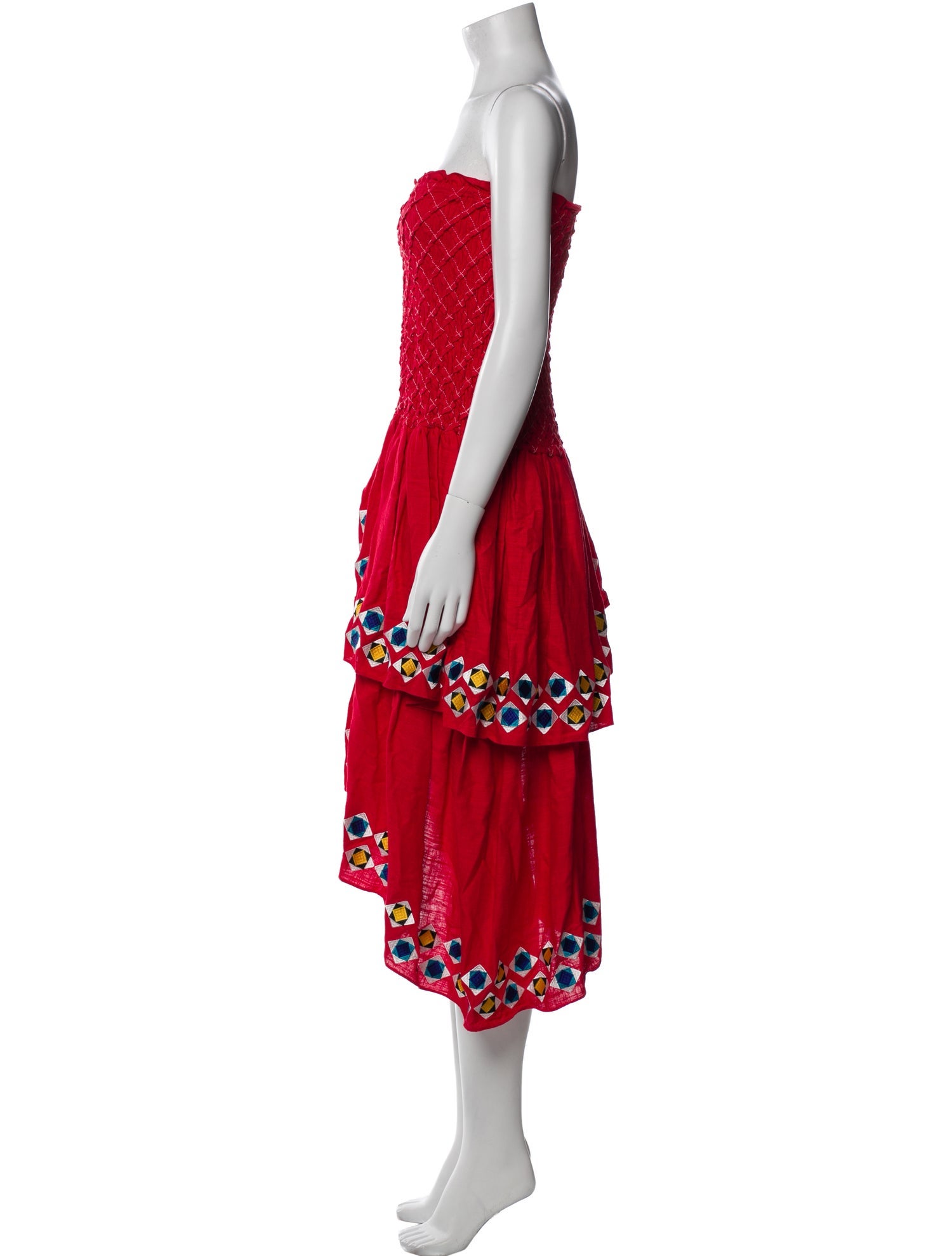 Alexis Printed Knee-Length Dress