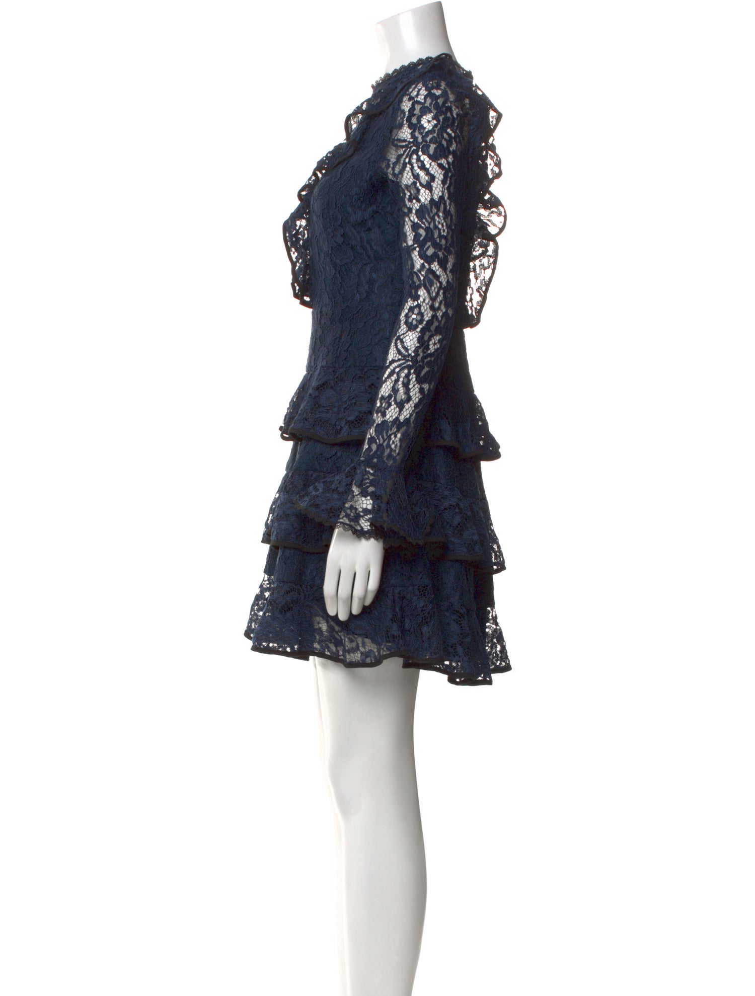 Alexis Lace Pattern Mini Dress