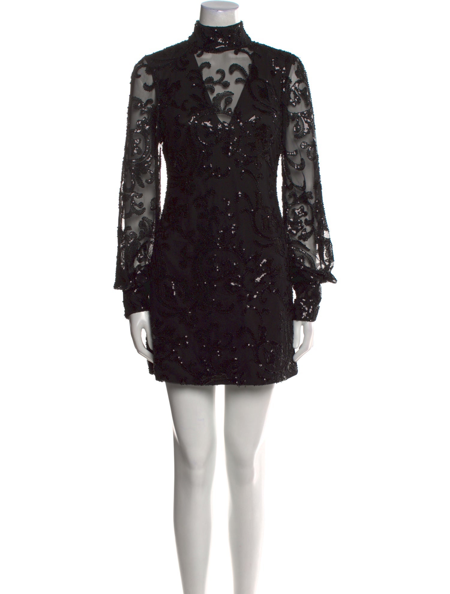 Alexis Colorblock Pattern Mini Dress