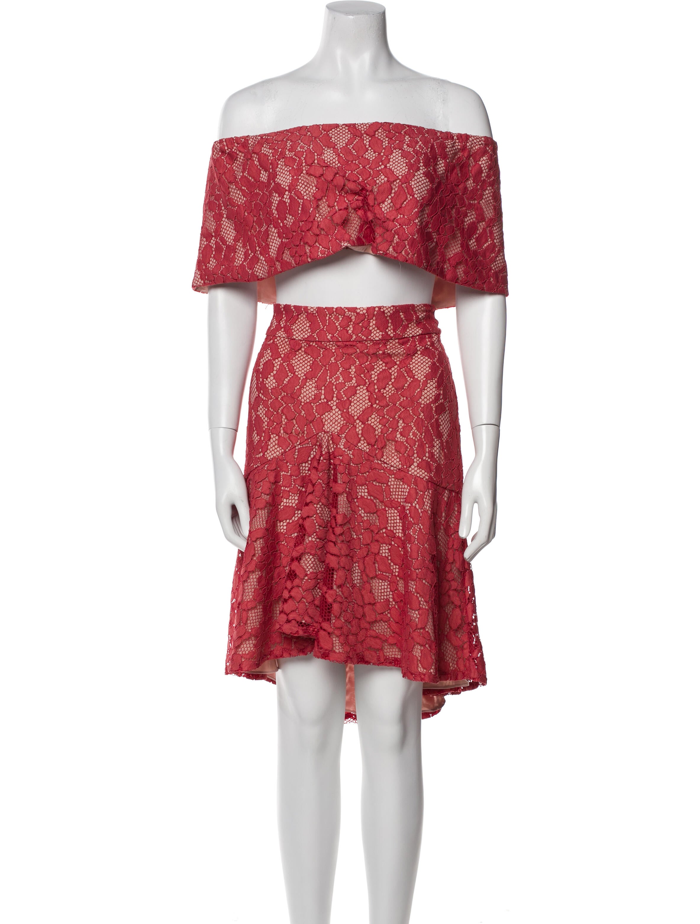 Alexis Lace Lace Pattern Skirt Set w/ Tags