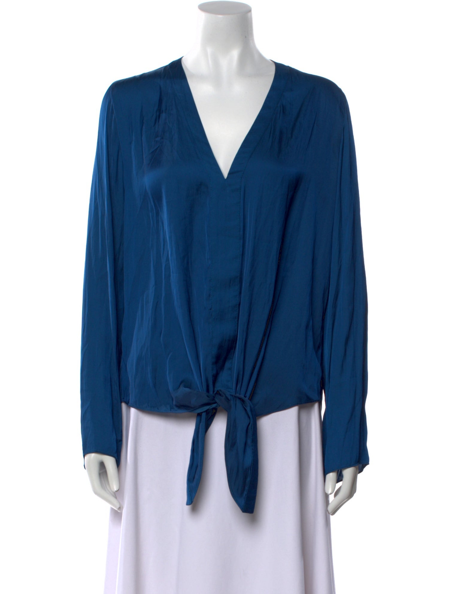 Alexis V-Neck Long Sleeve Blouse