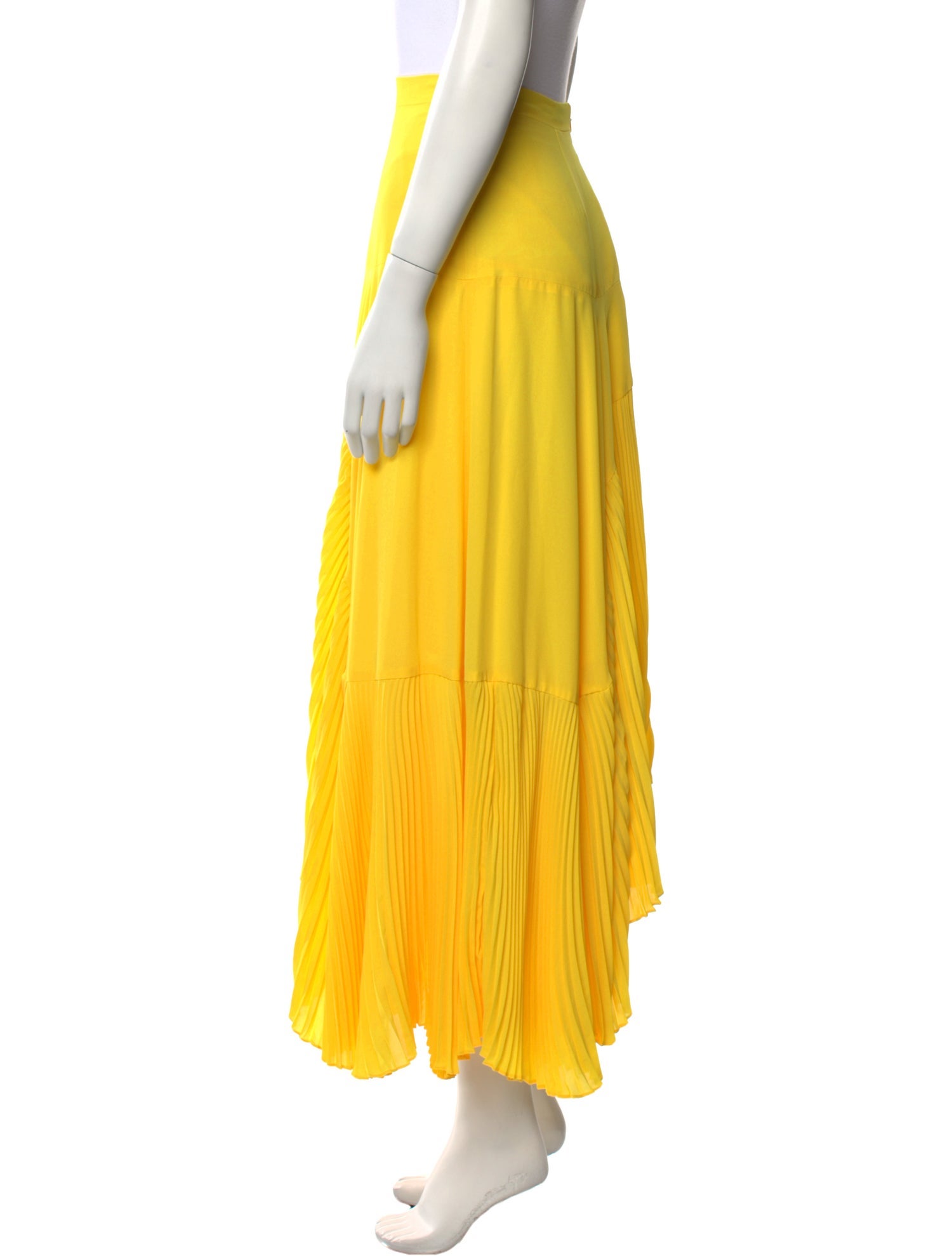 Alexis Pleated Accents Midi Length Skirt