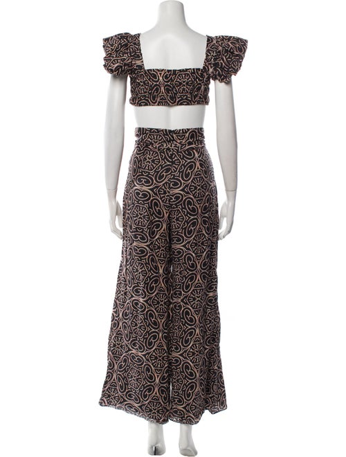 Alexis Linen Printed Pant Set