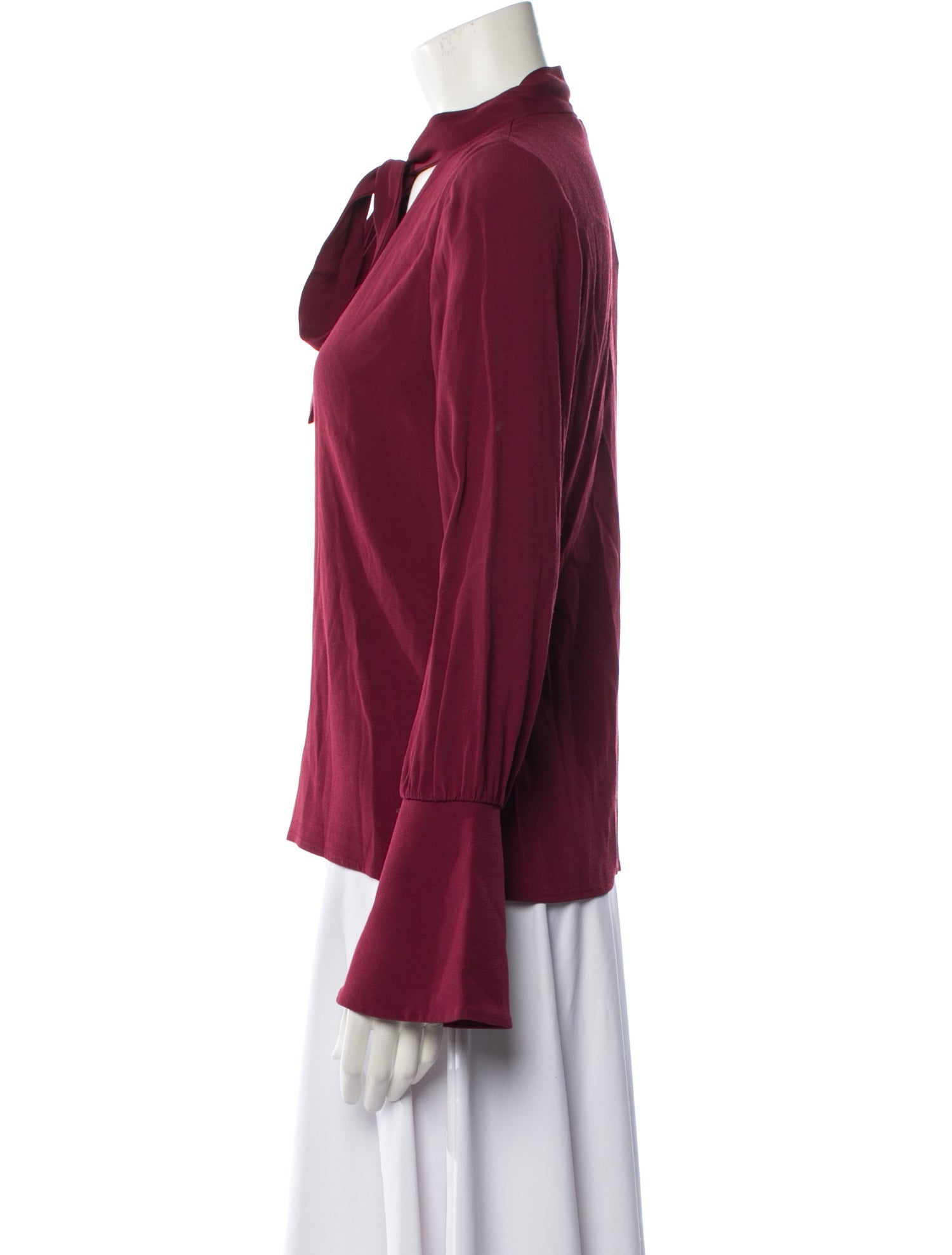 Alexis Mock Neck Long Sleeve Blouse