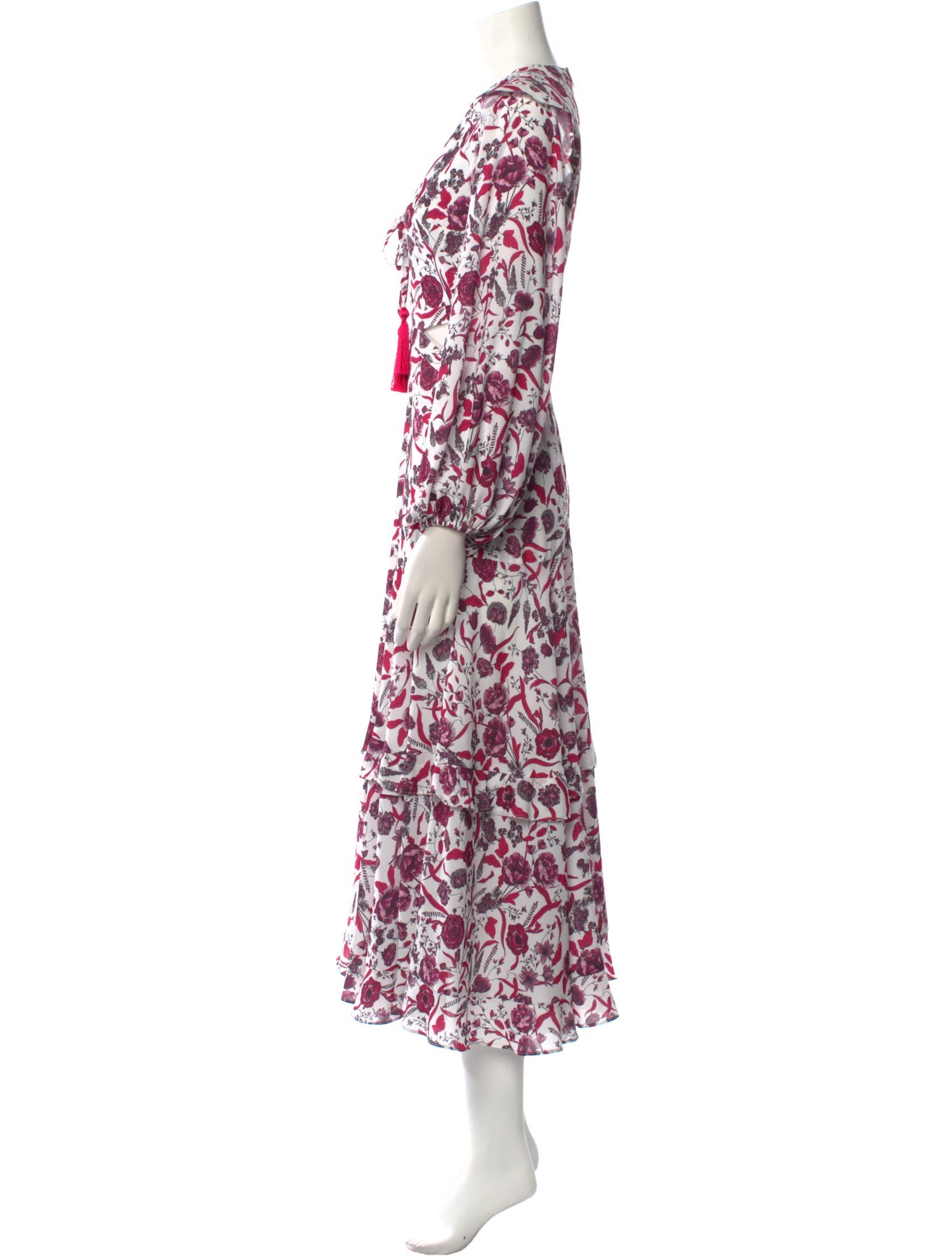 Alexis Floral Print Long Dress