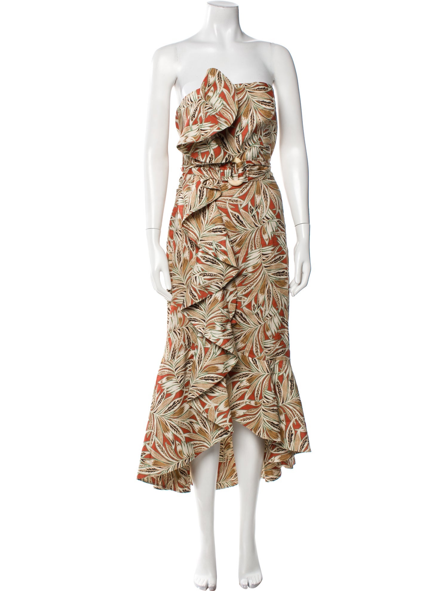 Alexis Printed Knee-Length Dress