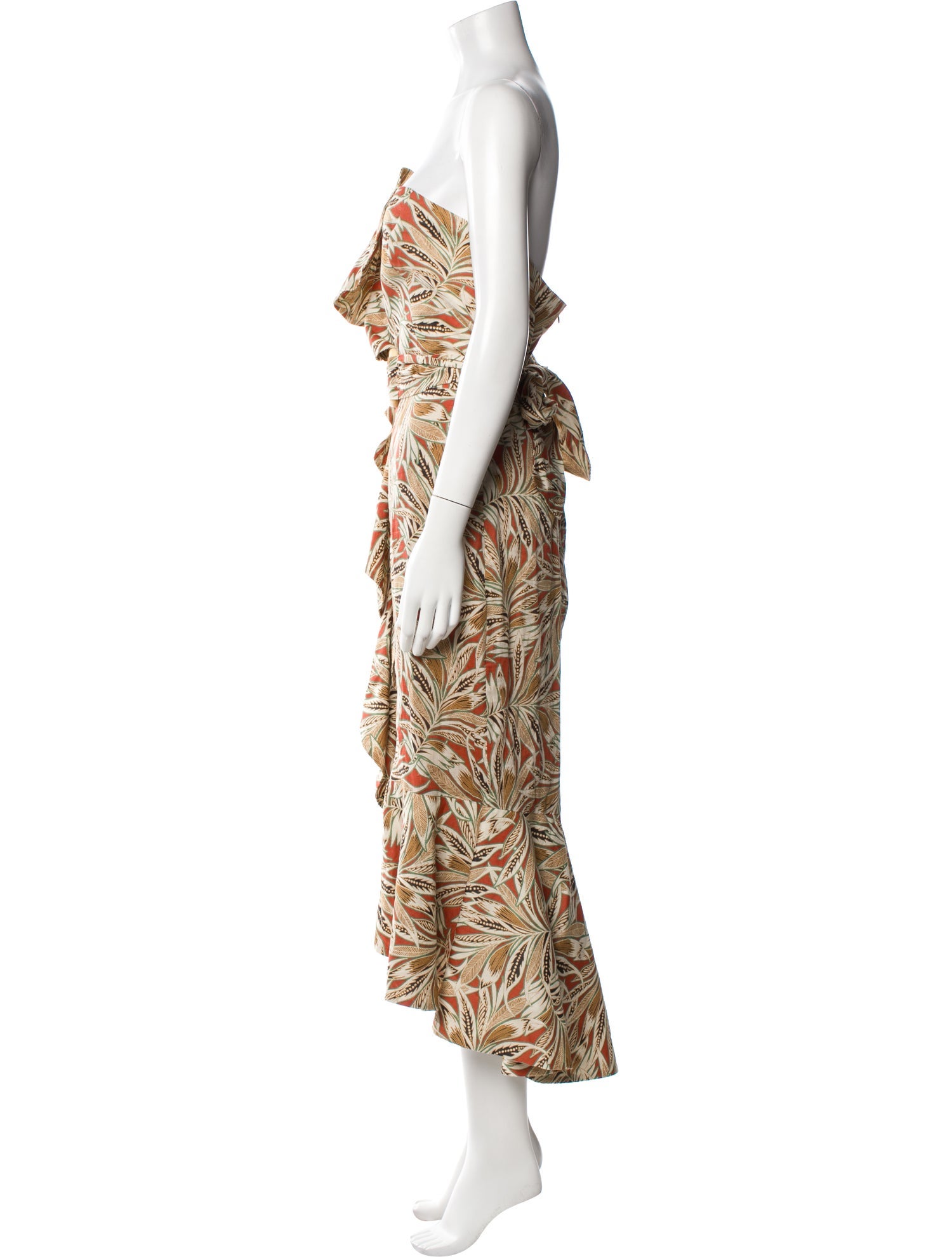 Alexis Printed Knee-Length Dress