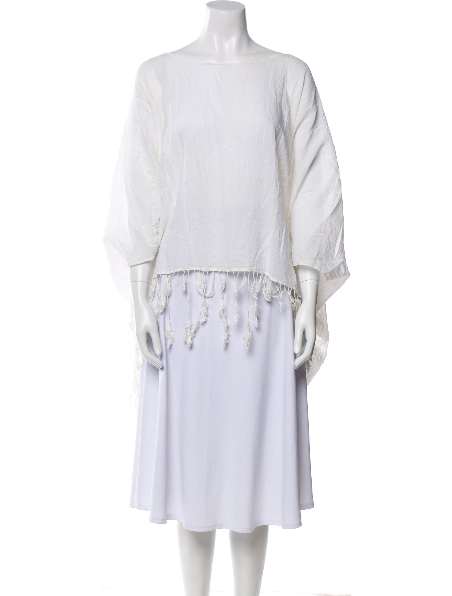 Alexis Fringe Trim Accent Robe