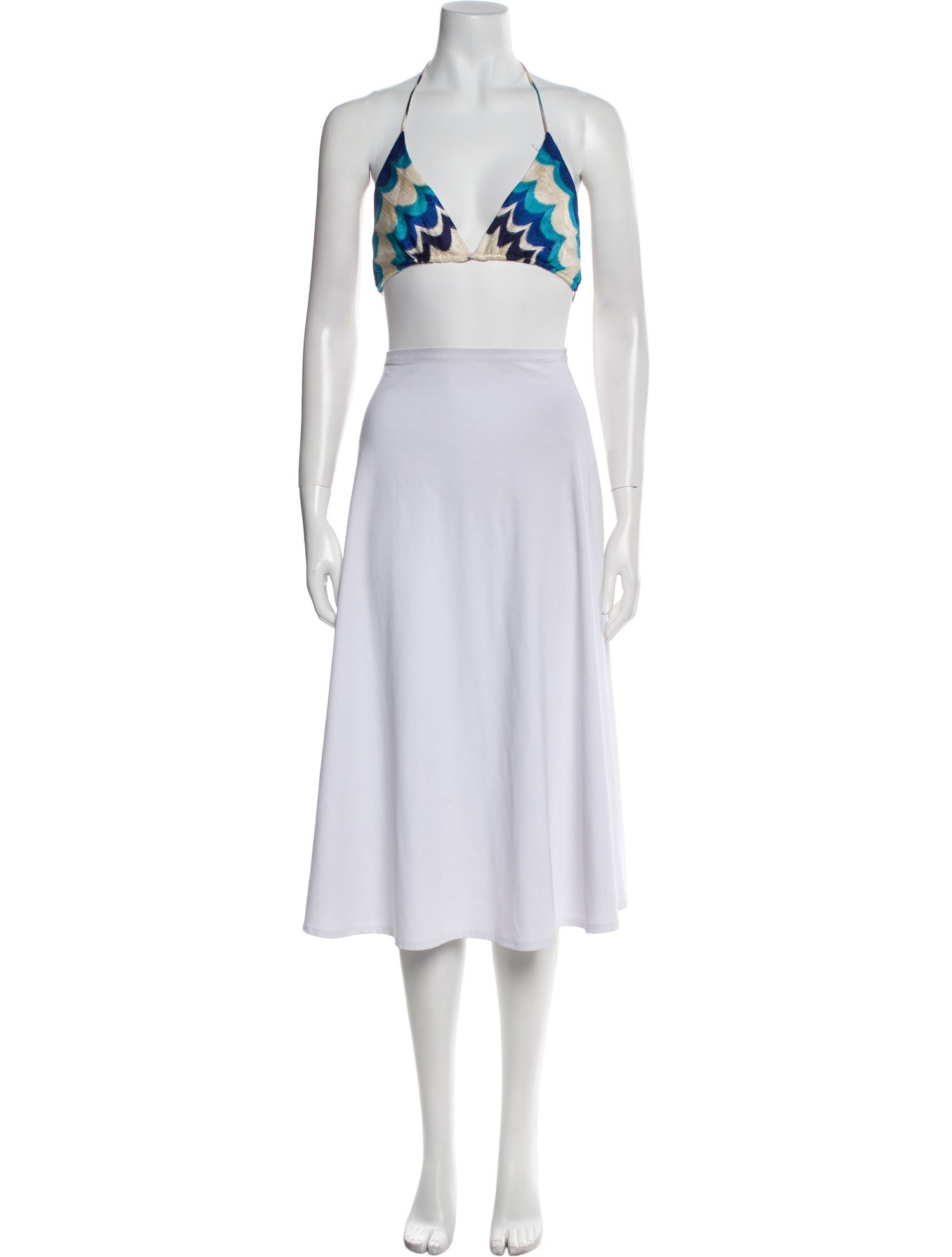 Alexis Halterneck Sleeveless Crop Top