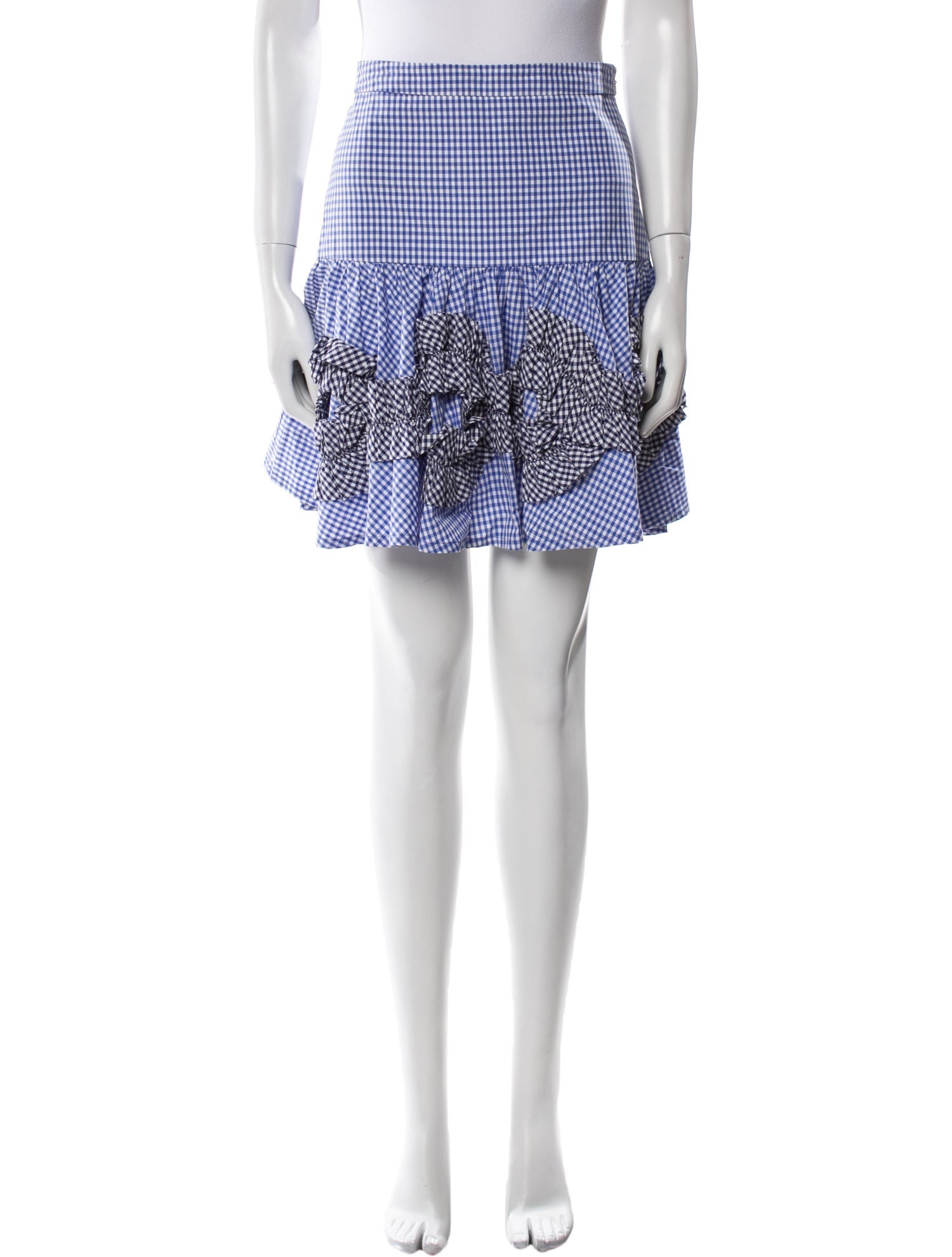 Alexis Plaid Print Mini Skirt