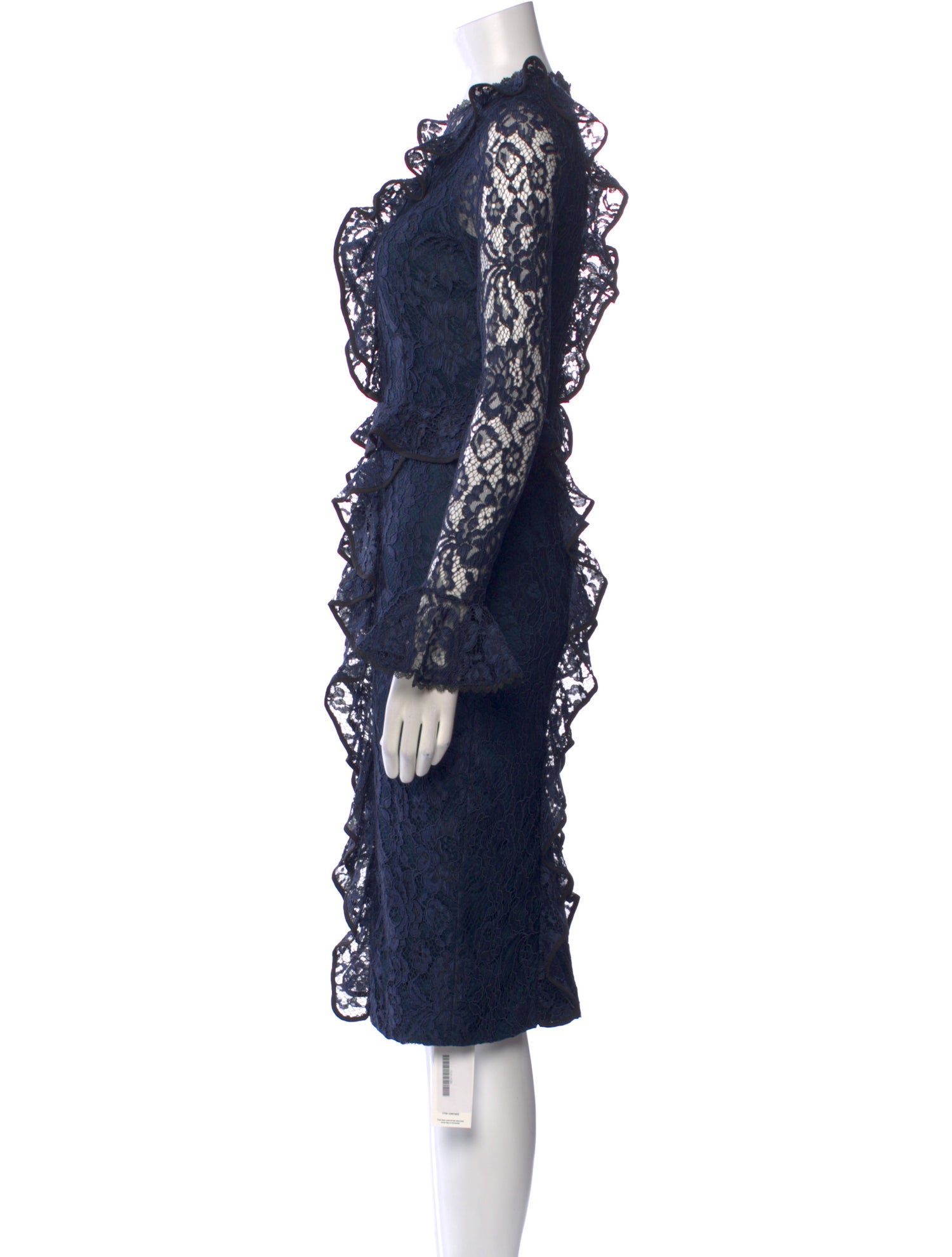 Alexis Lace Pattern Midi Length Dress