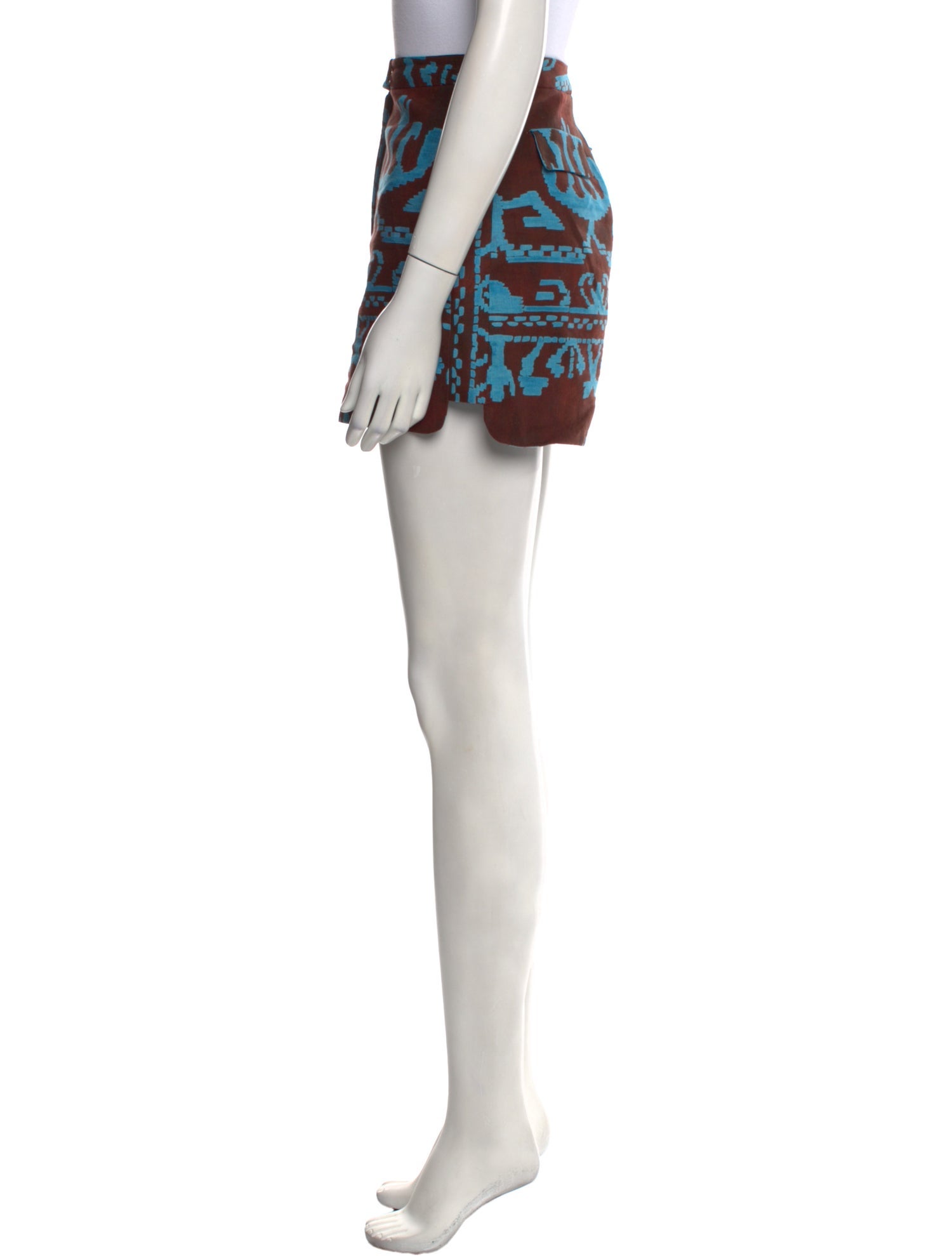 Alexis Printed Mini Shorts