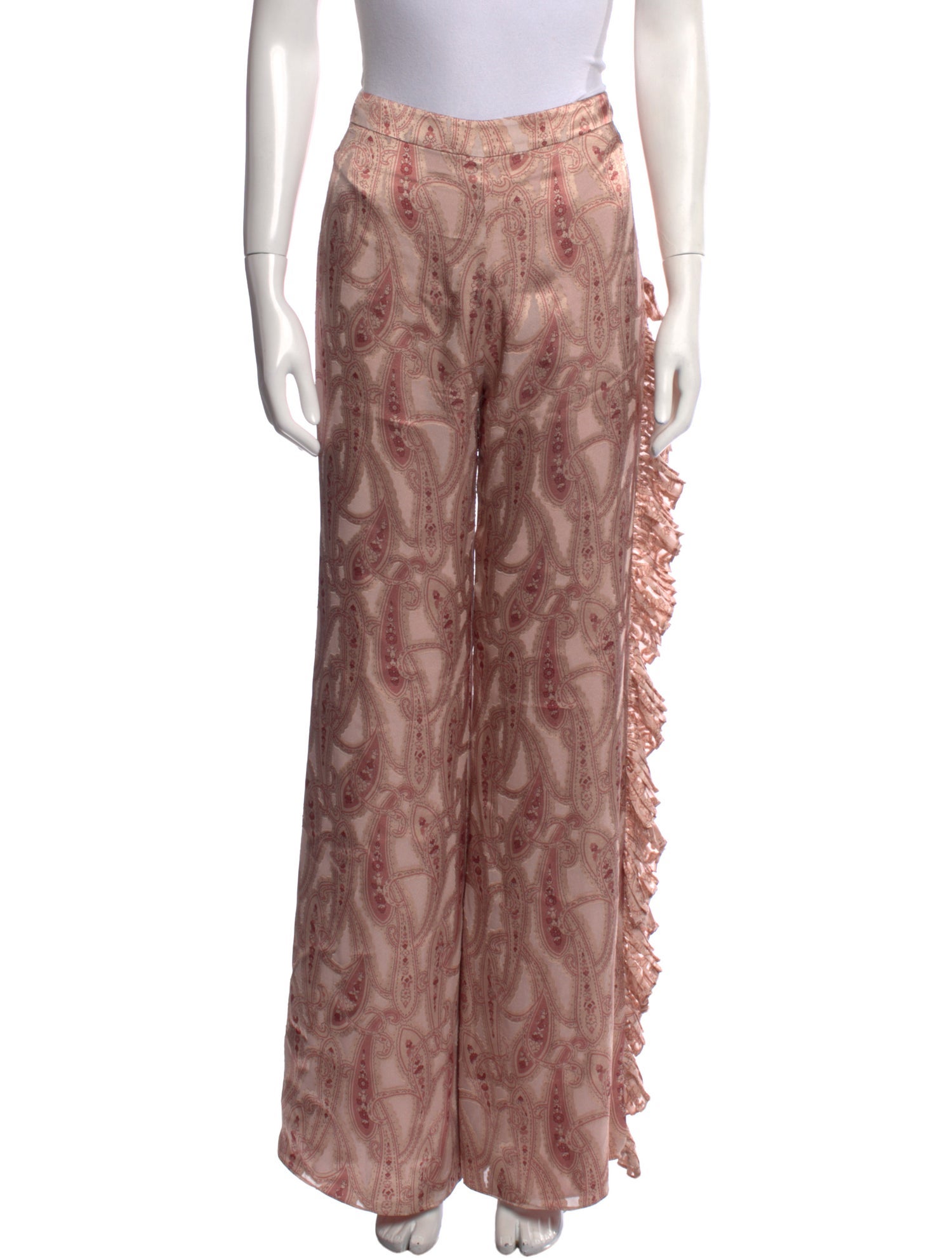 Alexis Paisley Print Wide Leg Pants