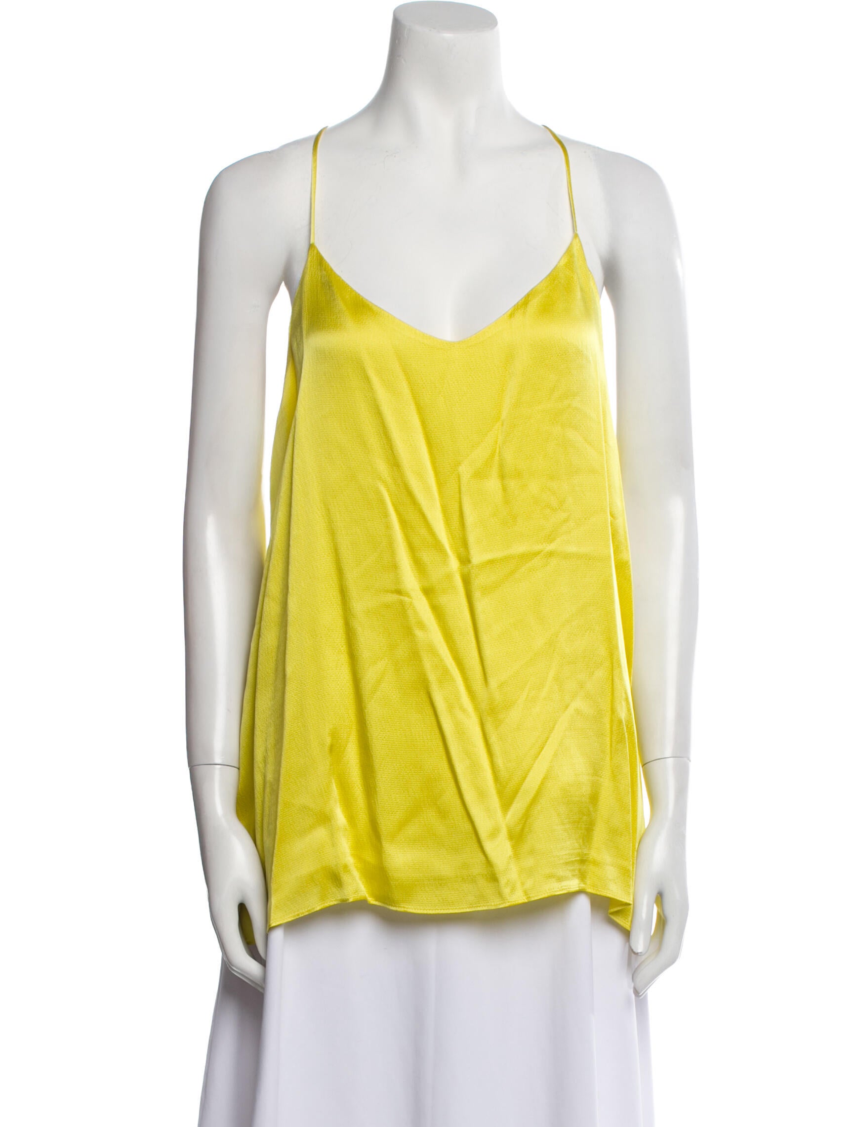 Alexis Silk V-Neck Top