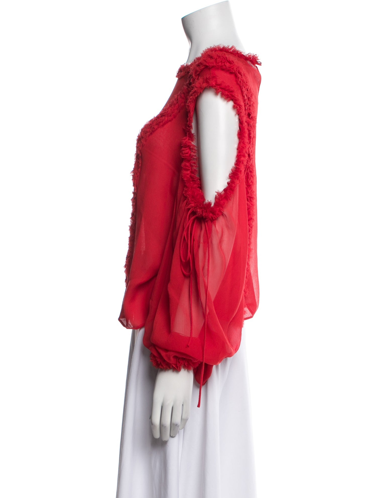 Alexis Silk Crew Neck Blouse