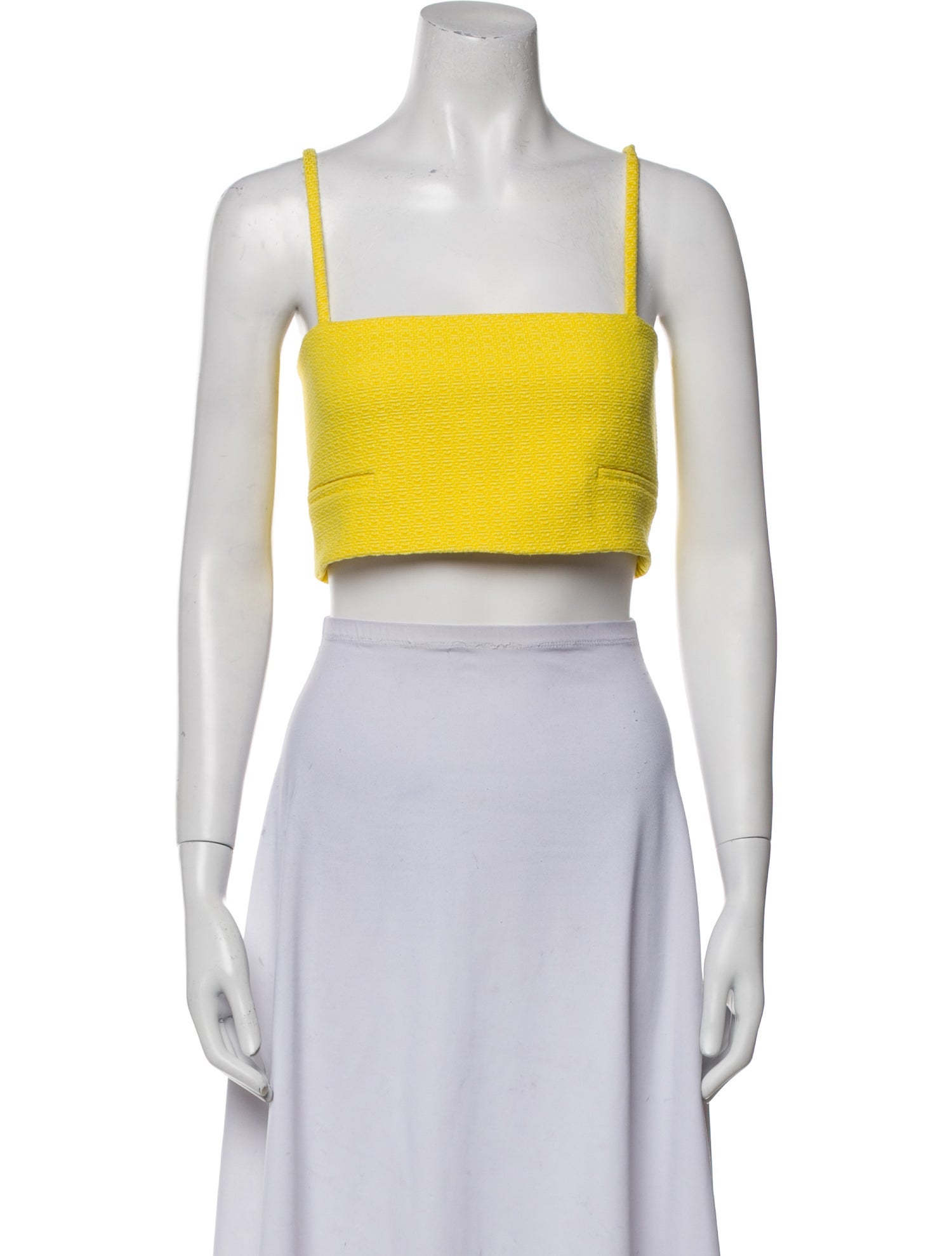Alexis Square Neckline Sleeveless Crop Top