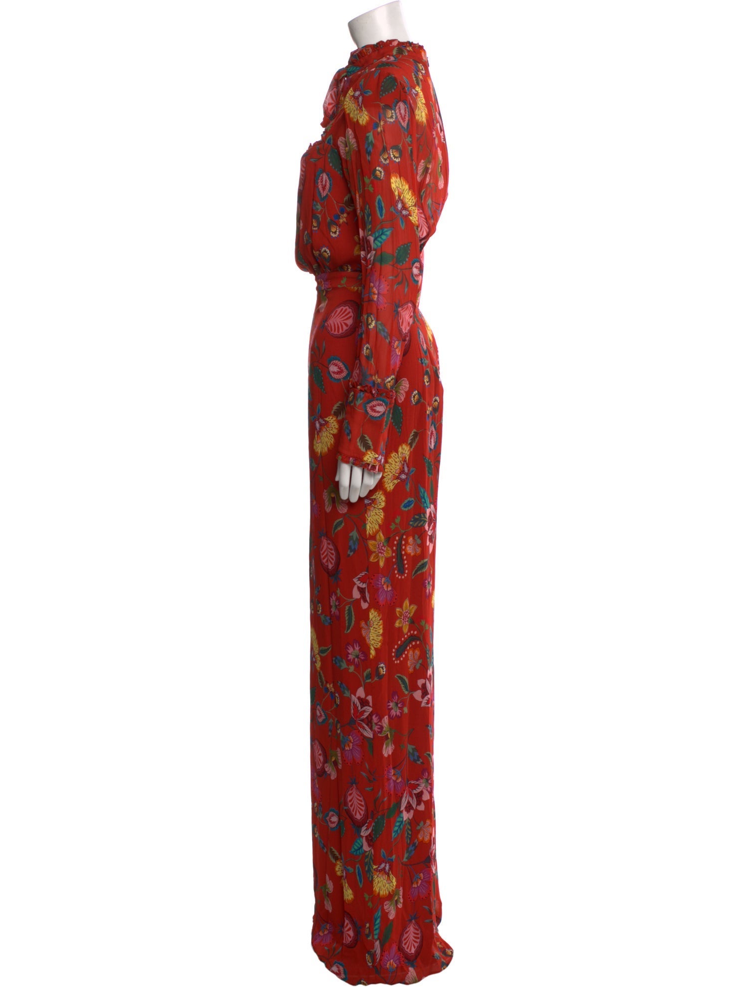 Alexis Silk Floral Print Jumpsuit