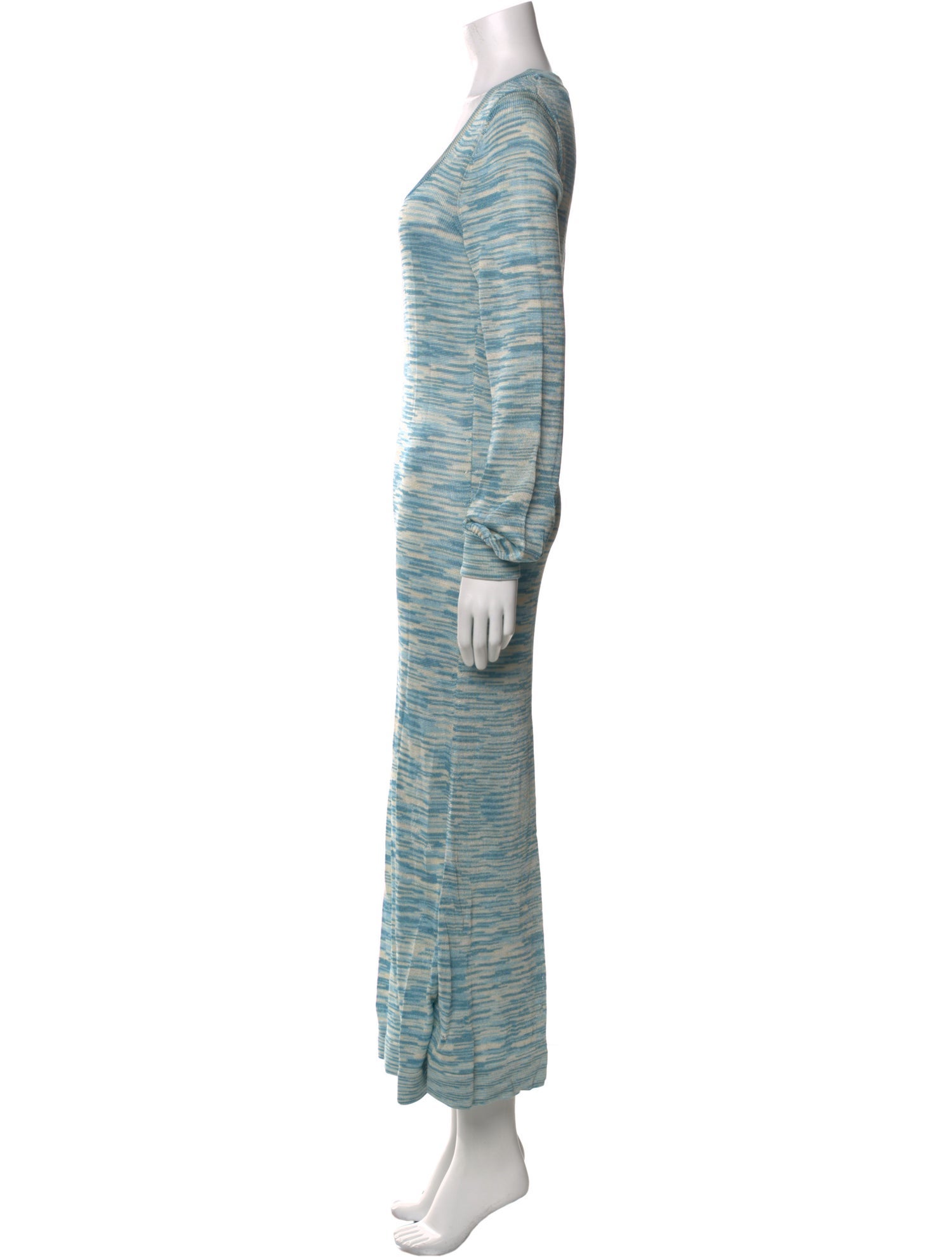 Alexis Striped Long Dress