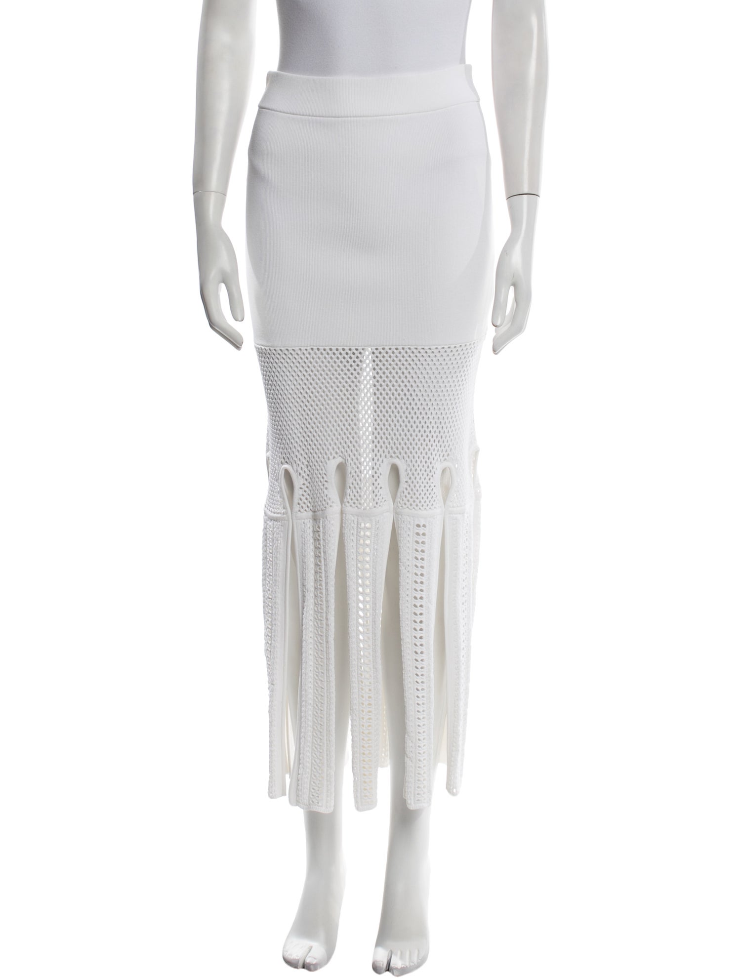 Alexis Lace Pattern Midi Length Skirt