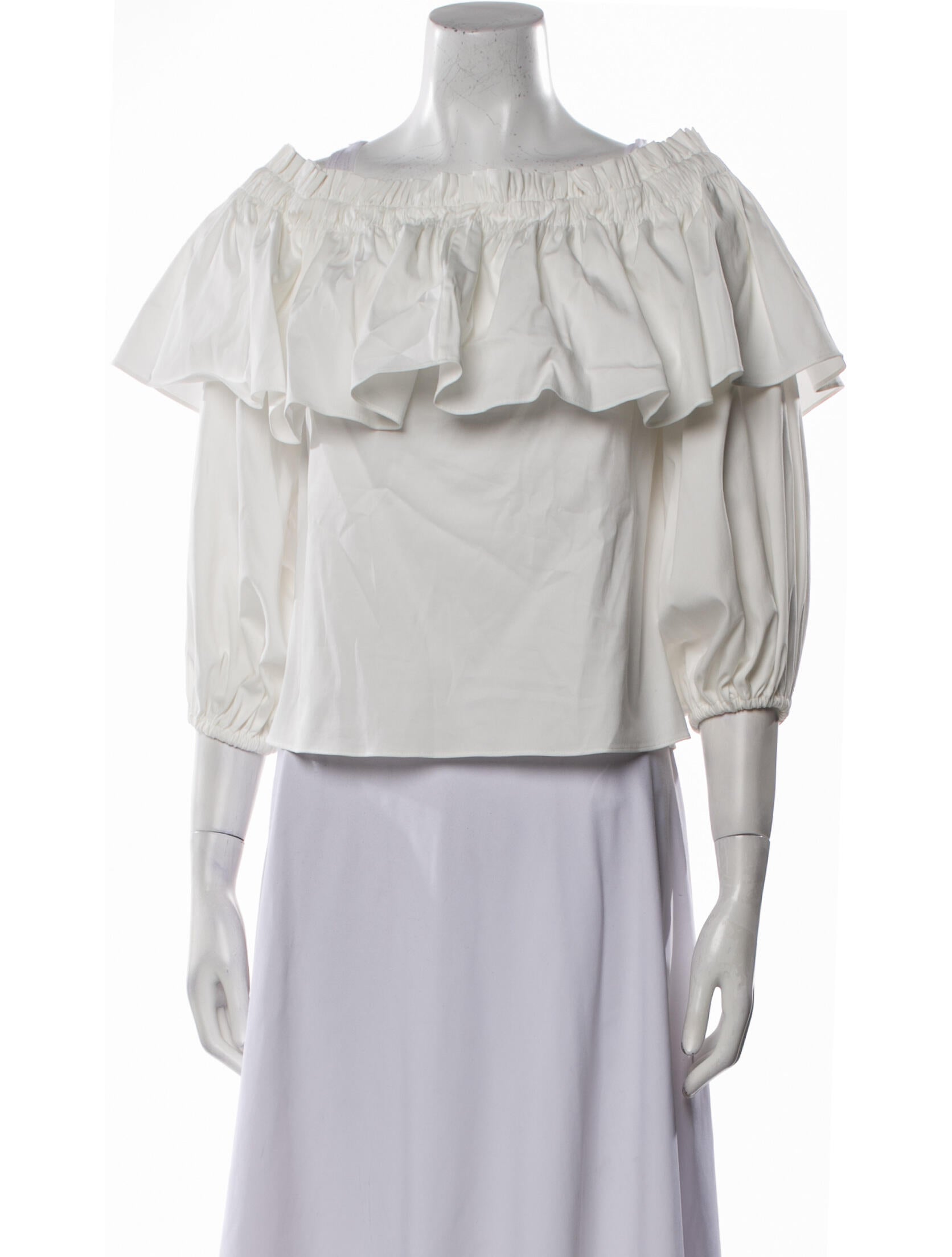 Alexis Off-The-Shoulder Three-Quarter Sleeve Blouse w/ Tags