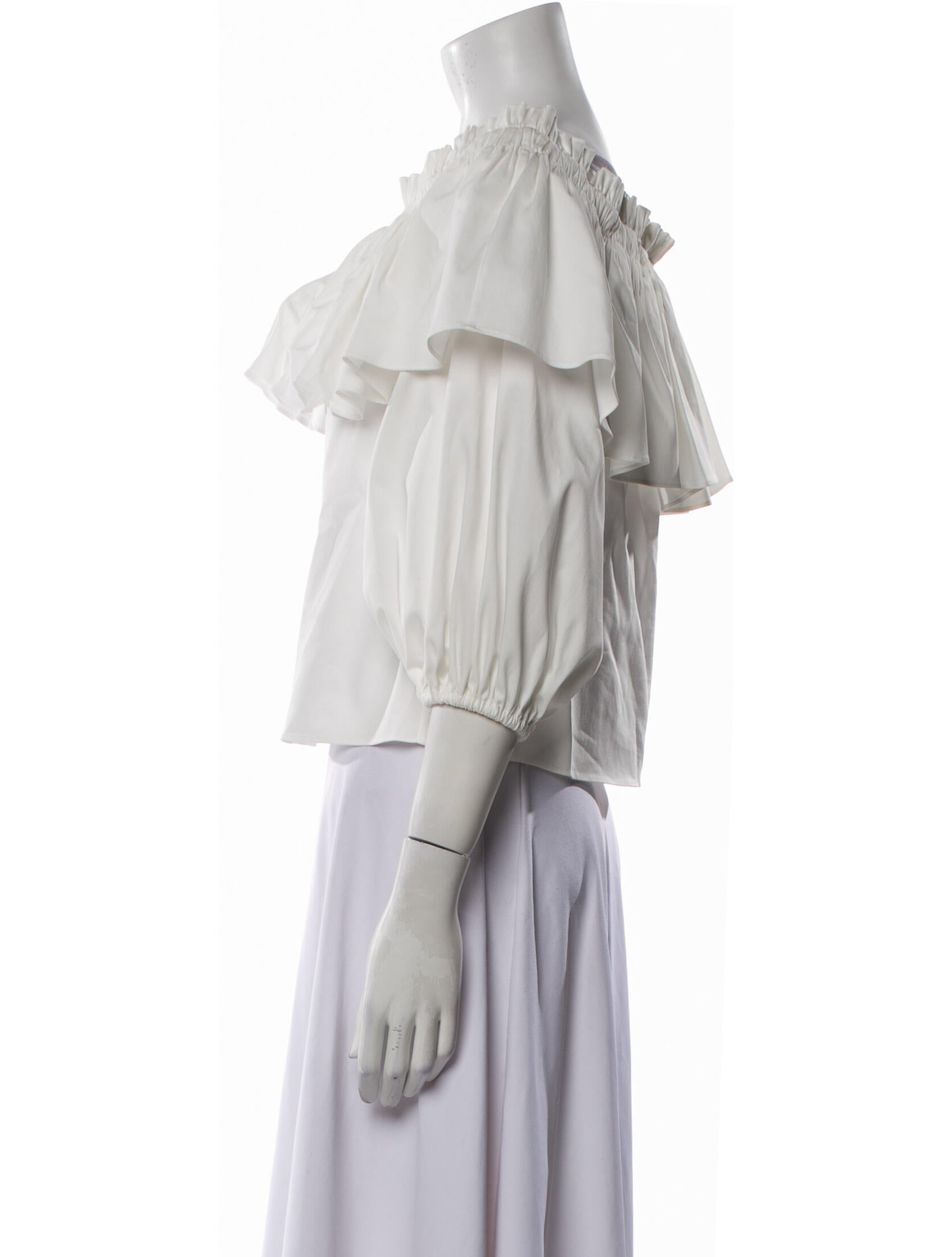 Alexis Off-The-Shoulder Three-Quarter Sleeve Blouse w/ Tags