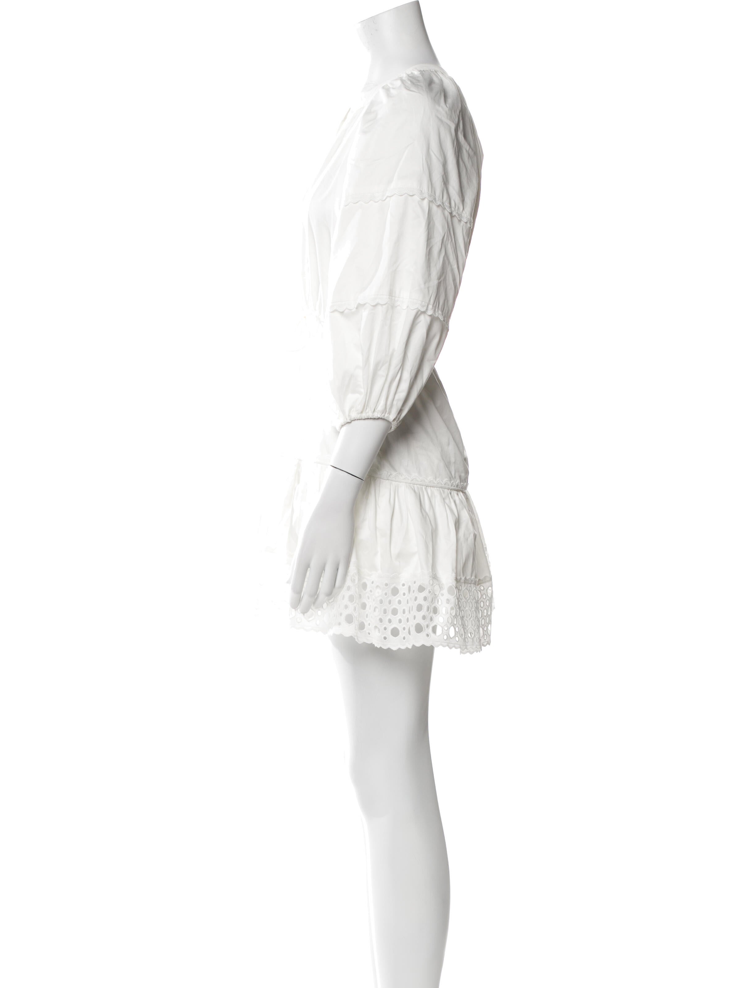 Alexis V-Neck Knee-Length Dress