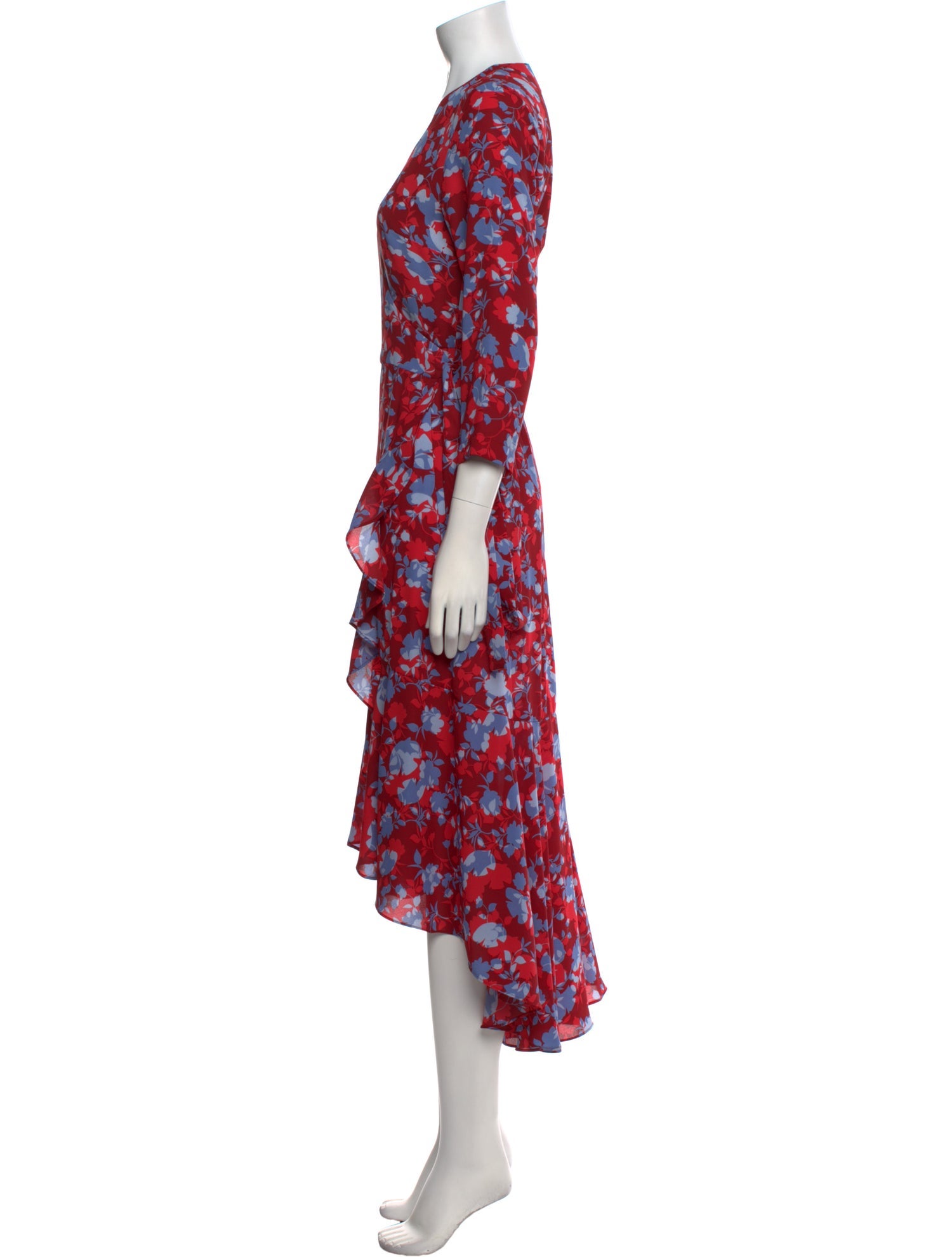 Alexis Floral Print Long Dress
