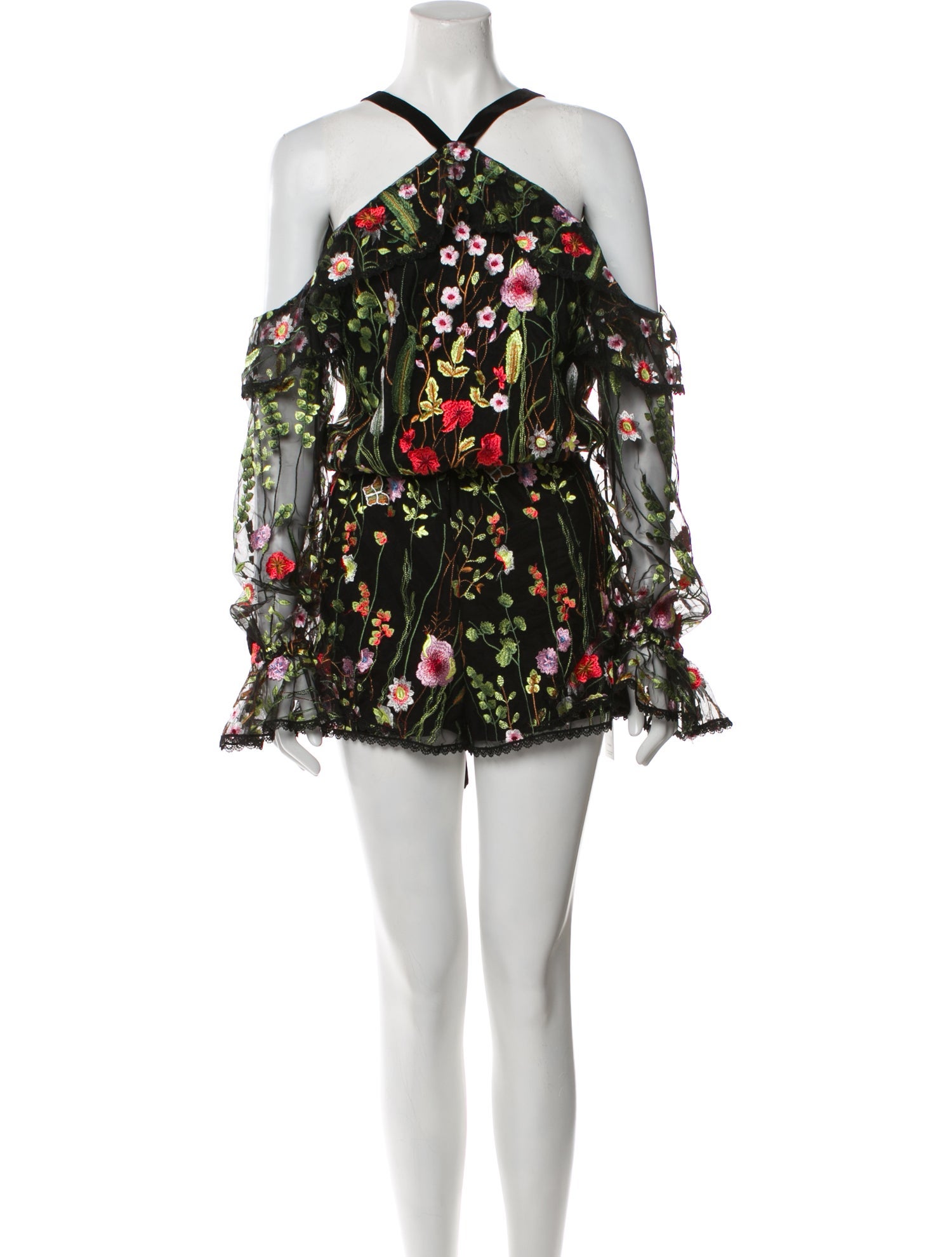 Alexis Printed Halterneck Romper