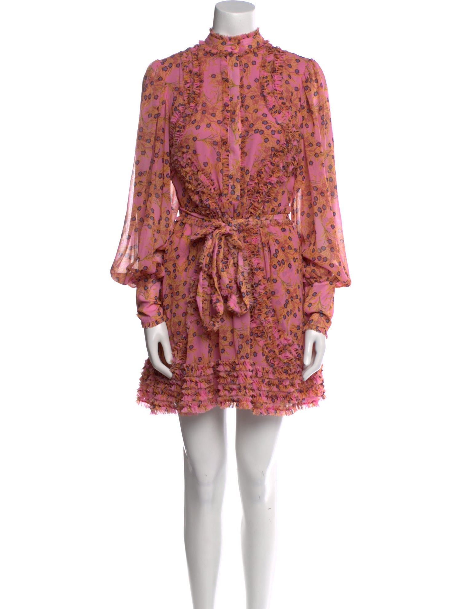 Alexis Floral Print Mini Dress