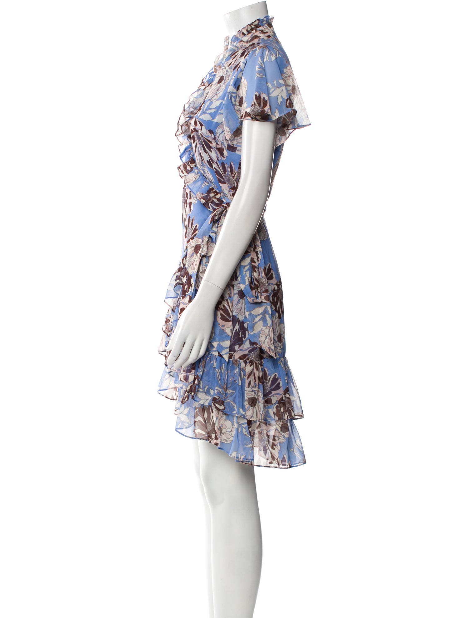 Alexis Floral Print Knee-Length Dress