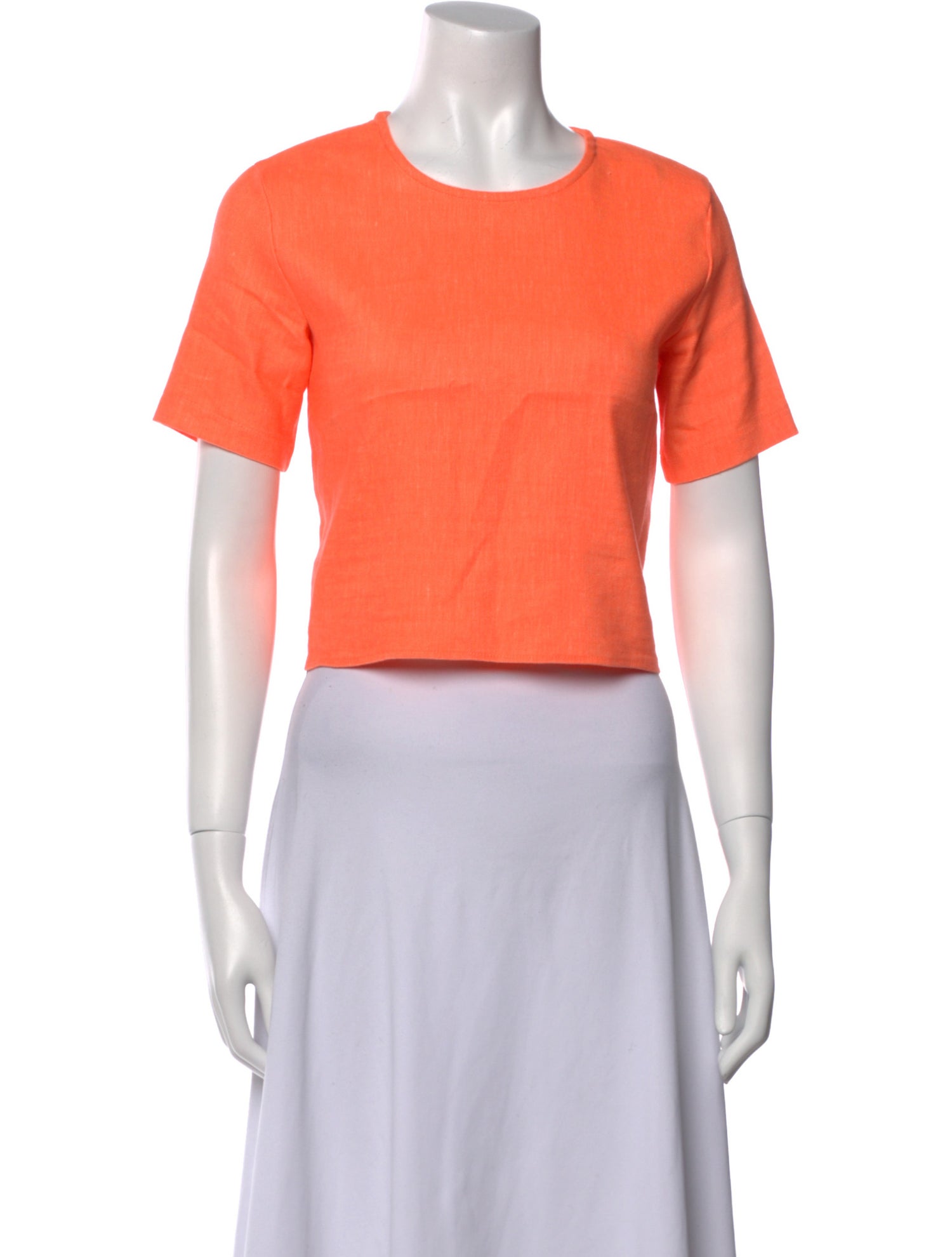 Alexis Crew Neck Short Sleeve Crop Top