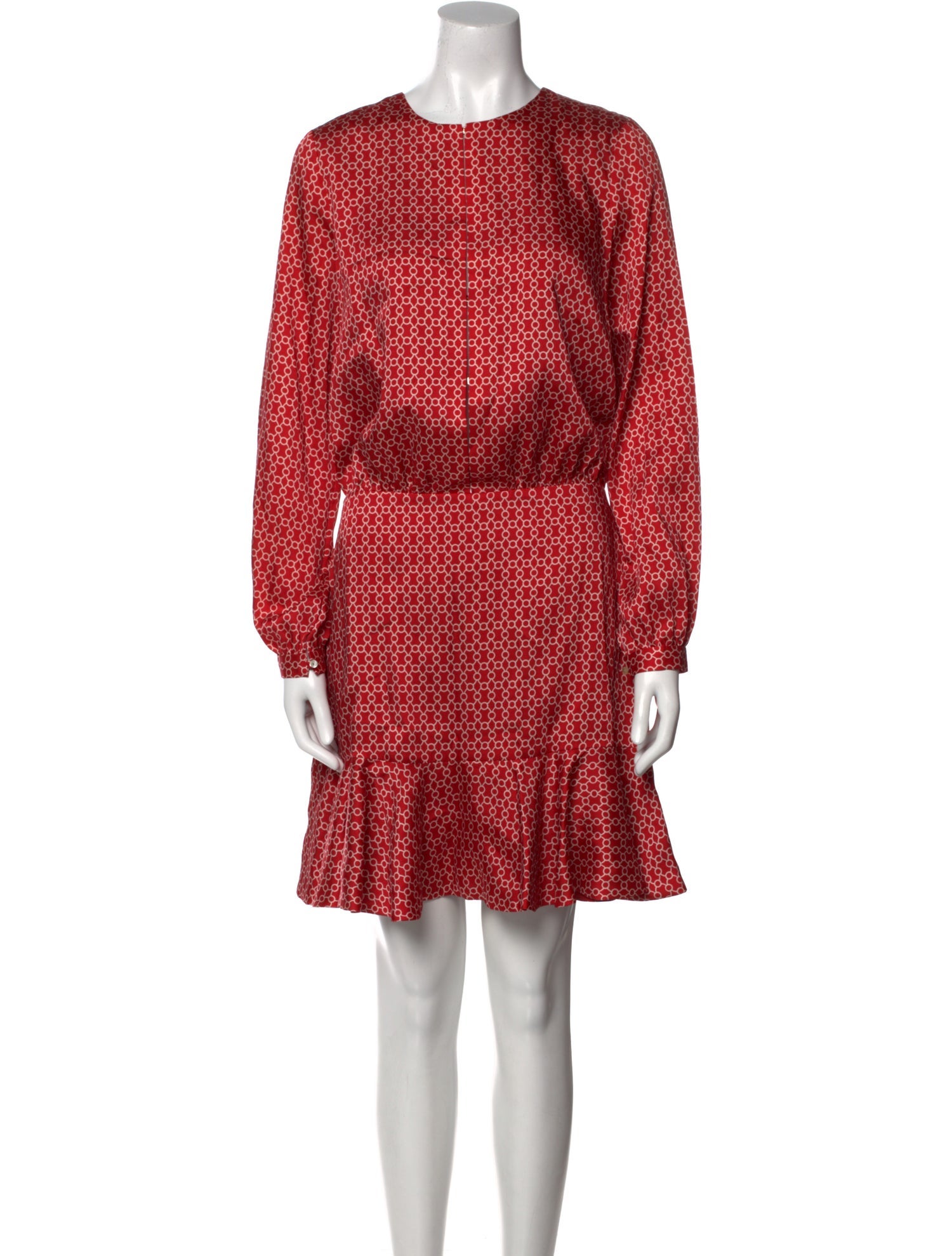 Alexis Printed Knee-Length Dress