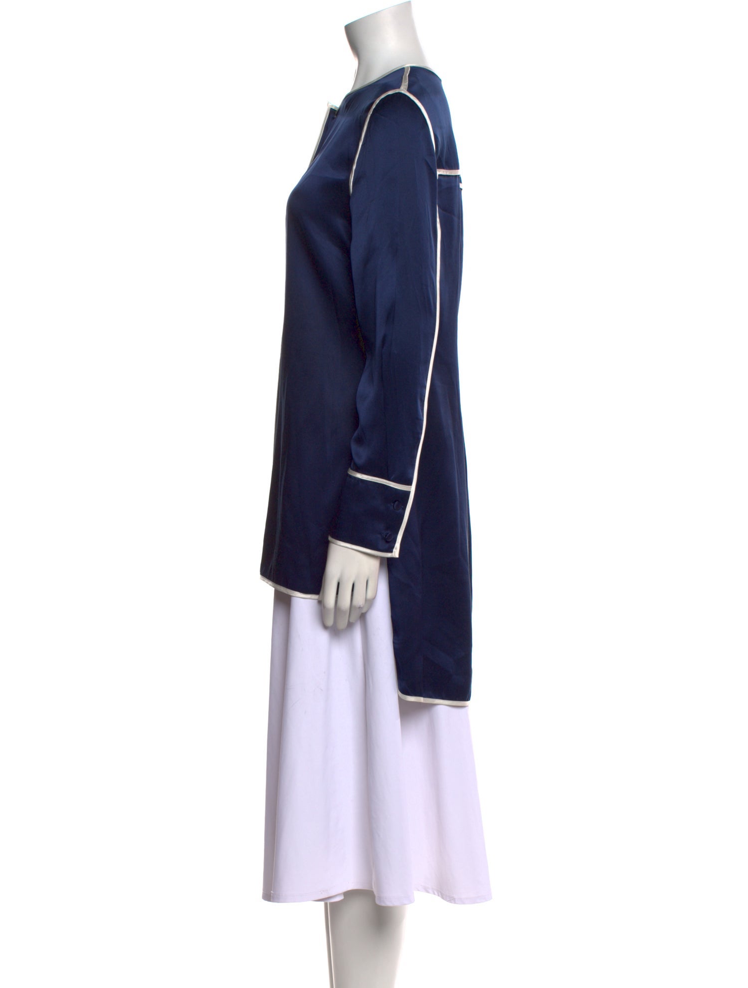 Alexis Silk Crew Neck Tunic