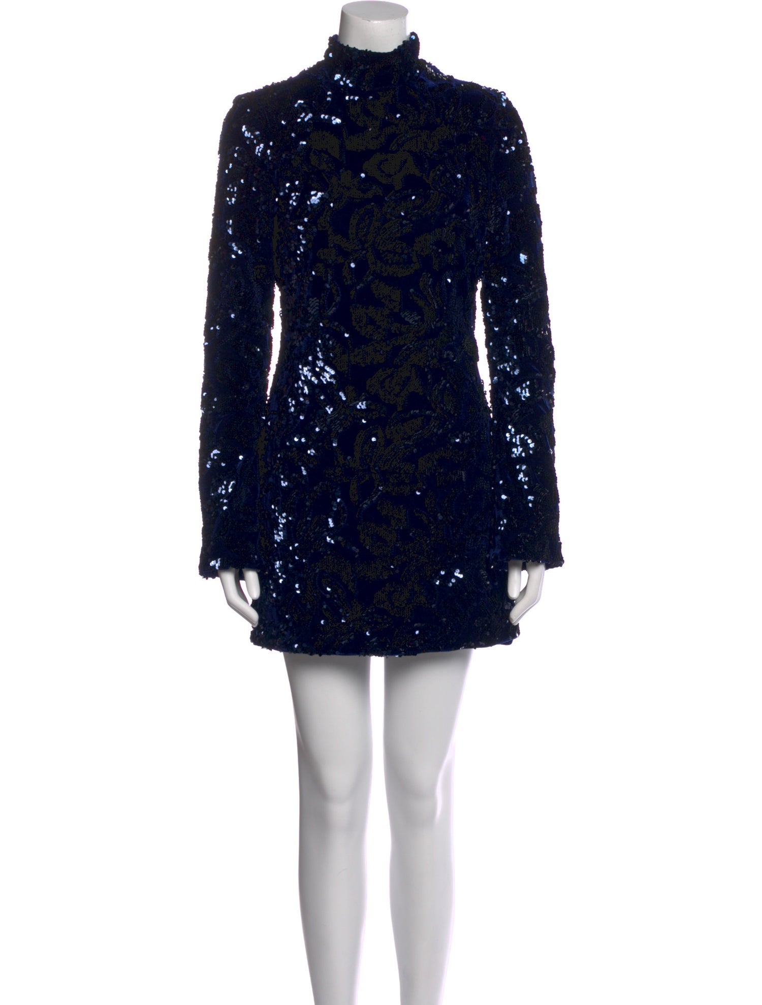 Alexis Mock Neck Mini Dress