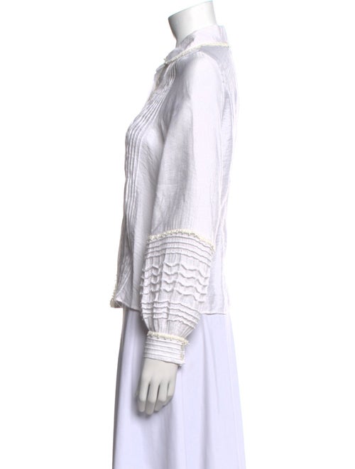 Alexis Striped Long Sleeve Button-Up Top