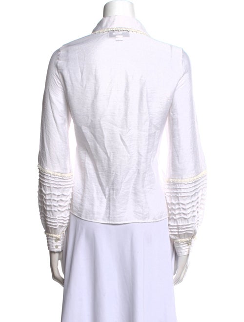 Alexis Striped Long Sleeve Button-Up Top