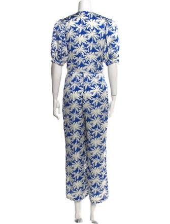 Alexis Printed V-Neck Jumpsuit