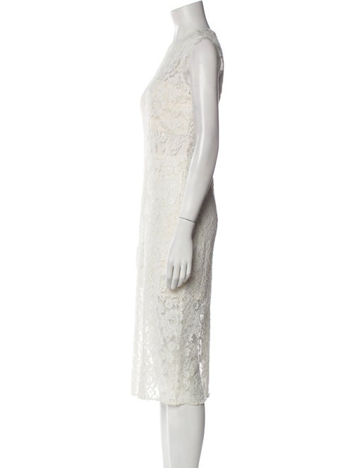 Alexis Lace Pattern Midi Length Dress