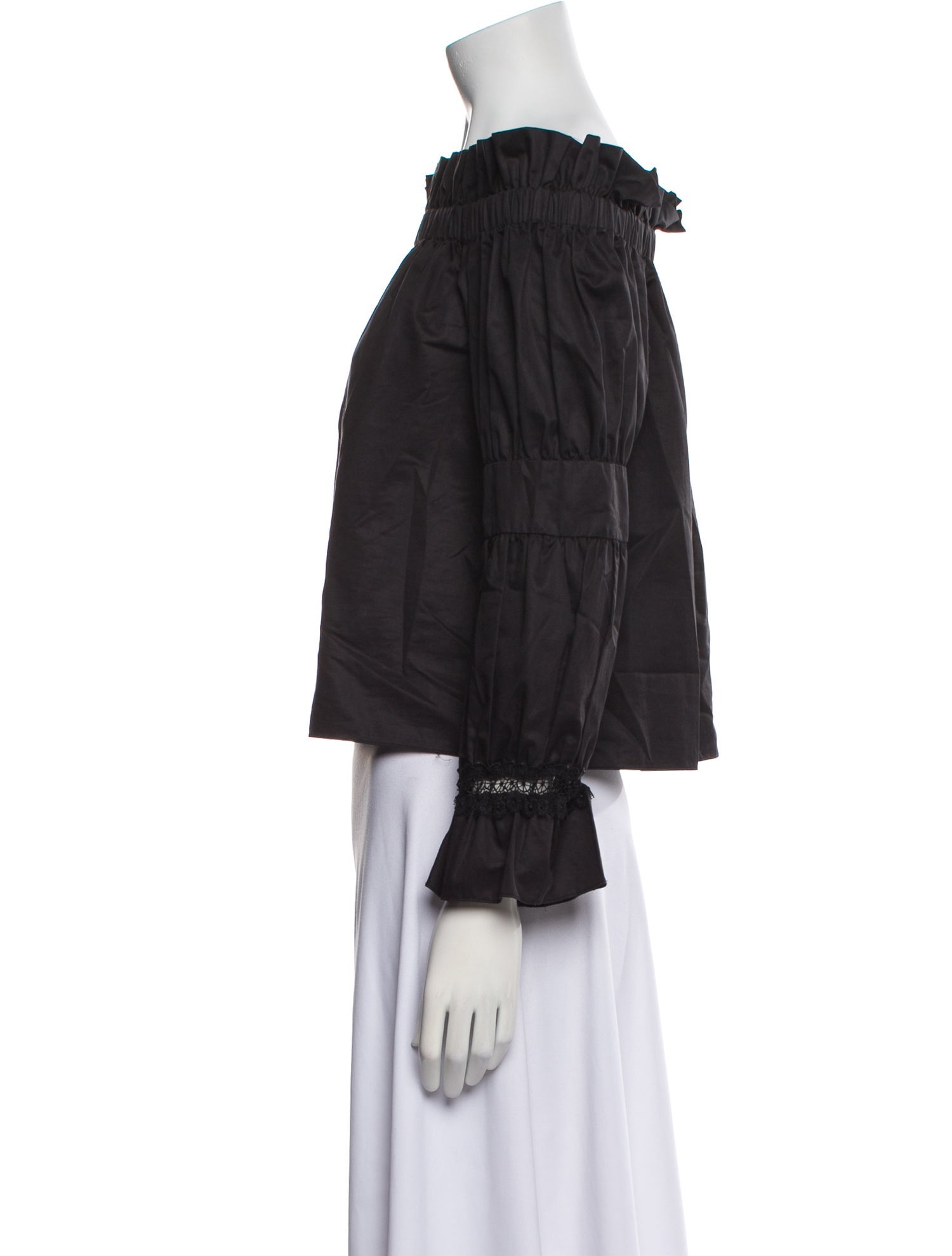 Alexis Off-The-Shoulder Three-Quarter Sleeve Blouse